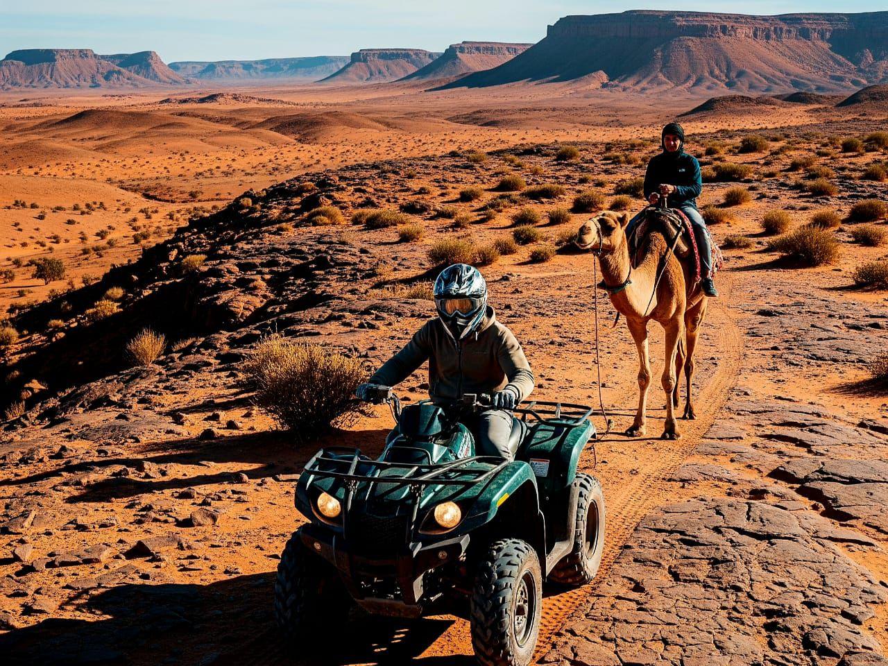 Agafay Desert Quad Bike Adventure & Berber Dinner