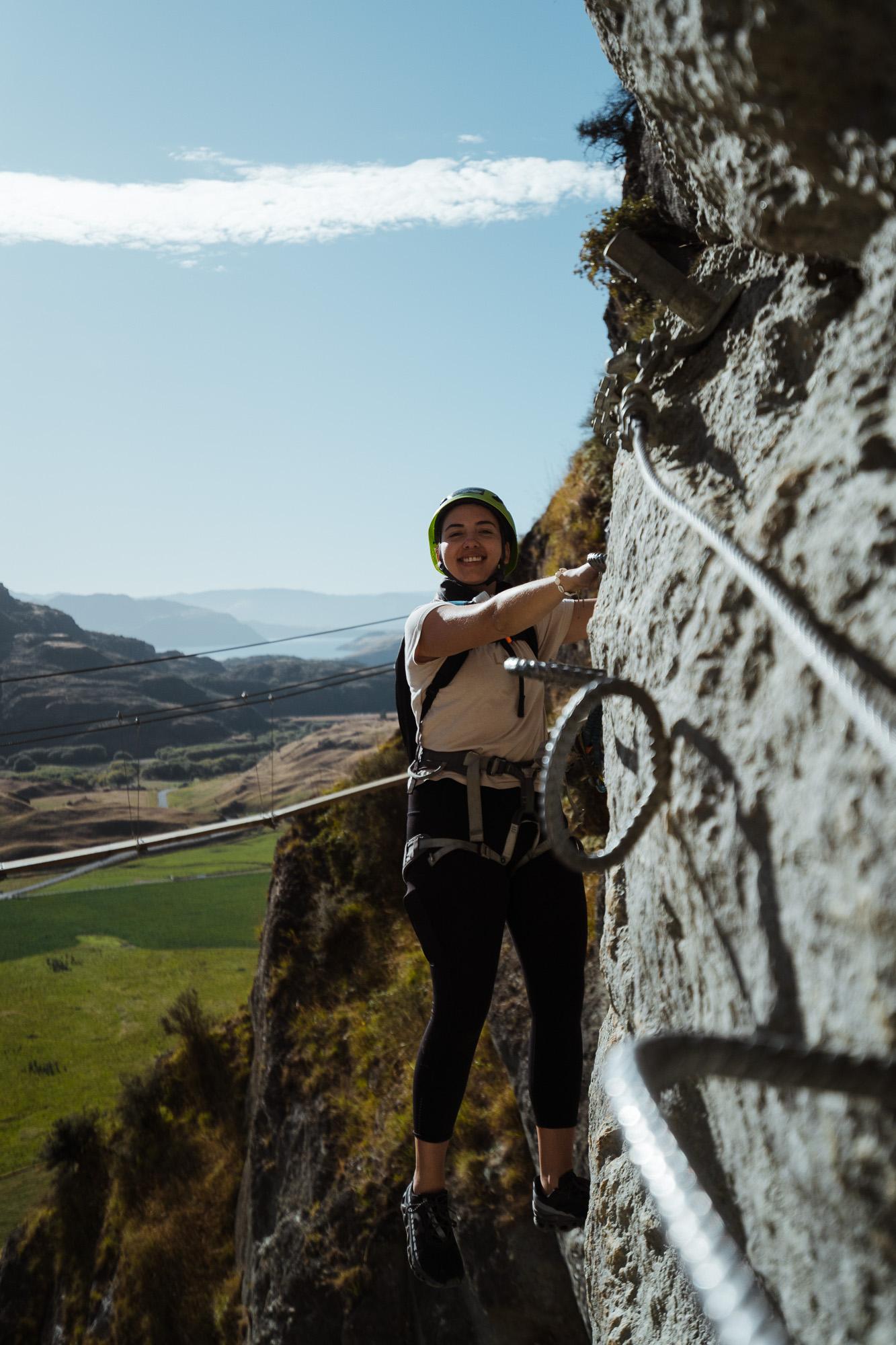Wanaka: 4-Hour Intermediate Waterfall Cable Climb