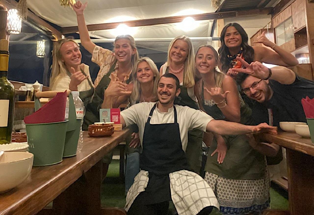 Cooking Class & Meal at a Roof Garden in Athens