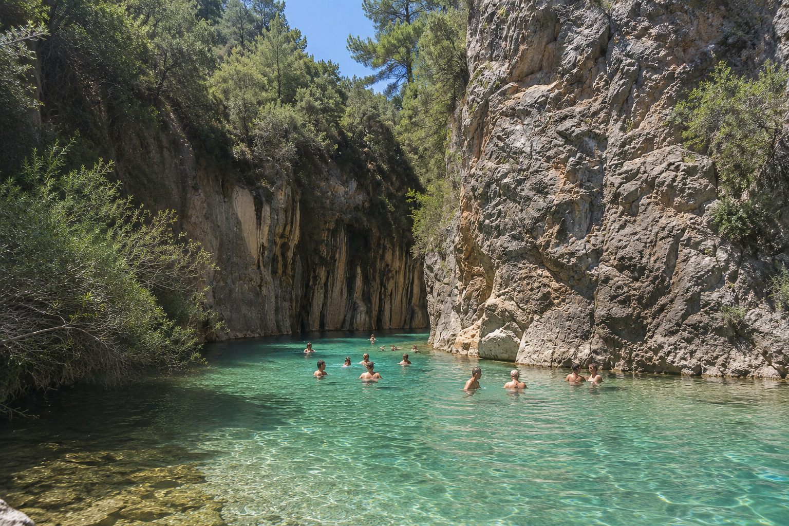 Montanejos Thermal Pools Adventure from Valencia