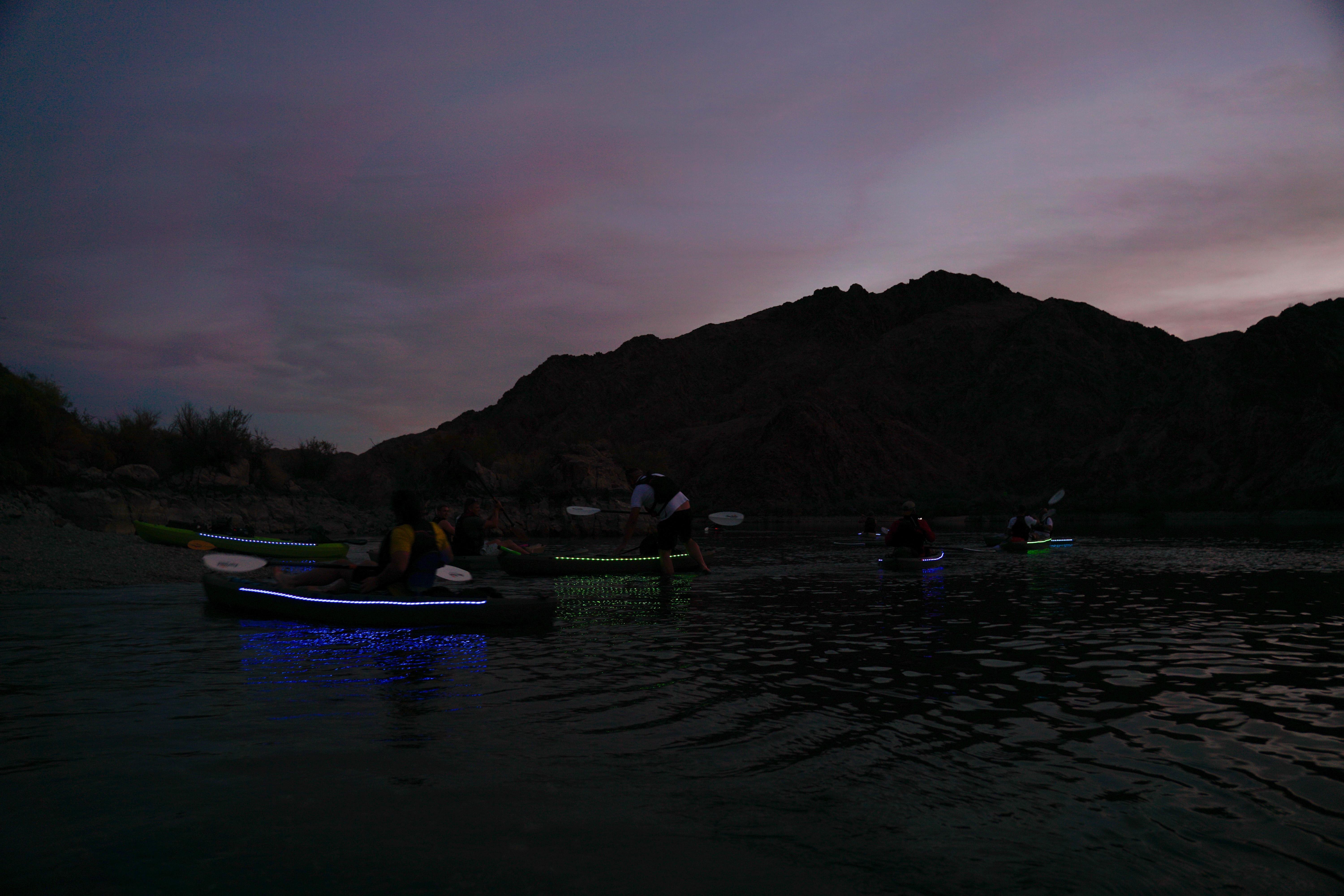 Emerald Cave Sunset Kayak Tour from Willow Beach