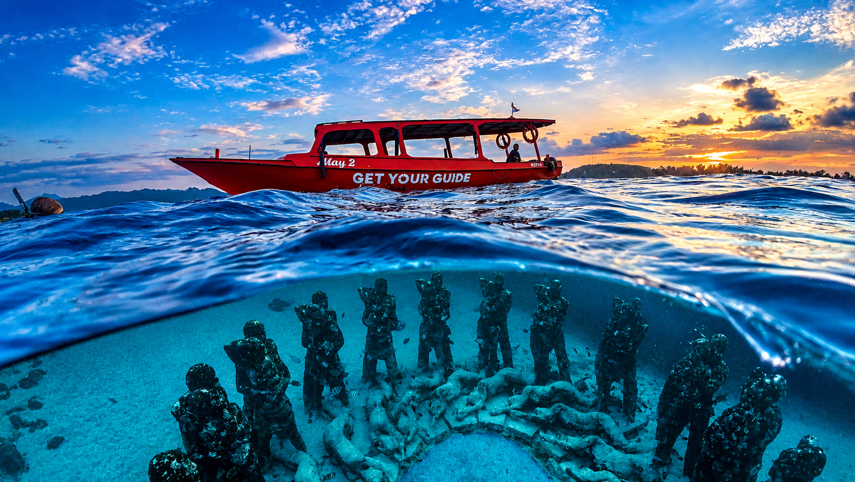 Gili Trawangan Small-Group Sunset Snorkeling Tour