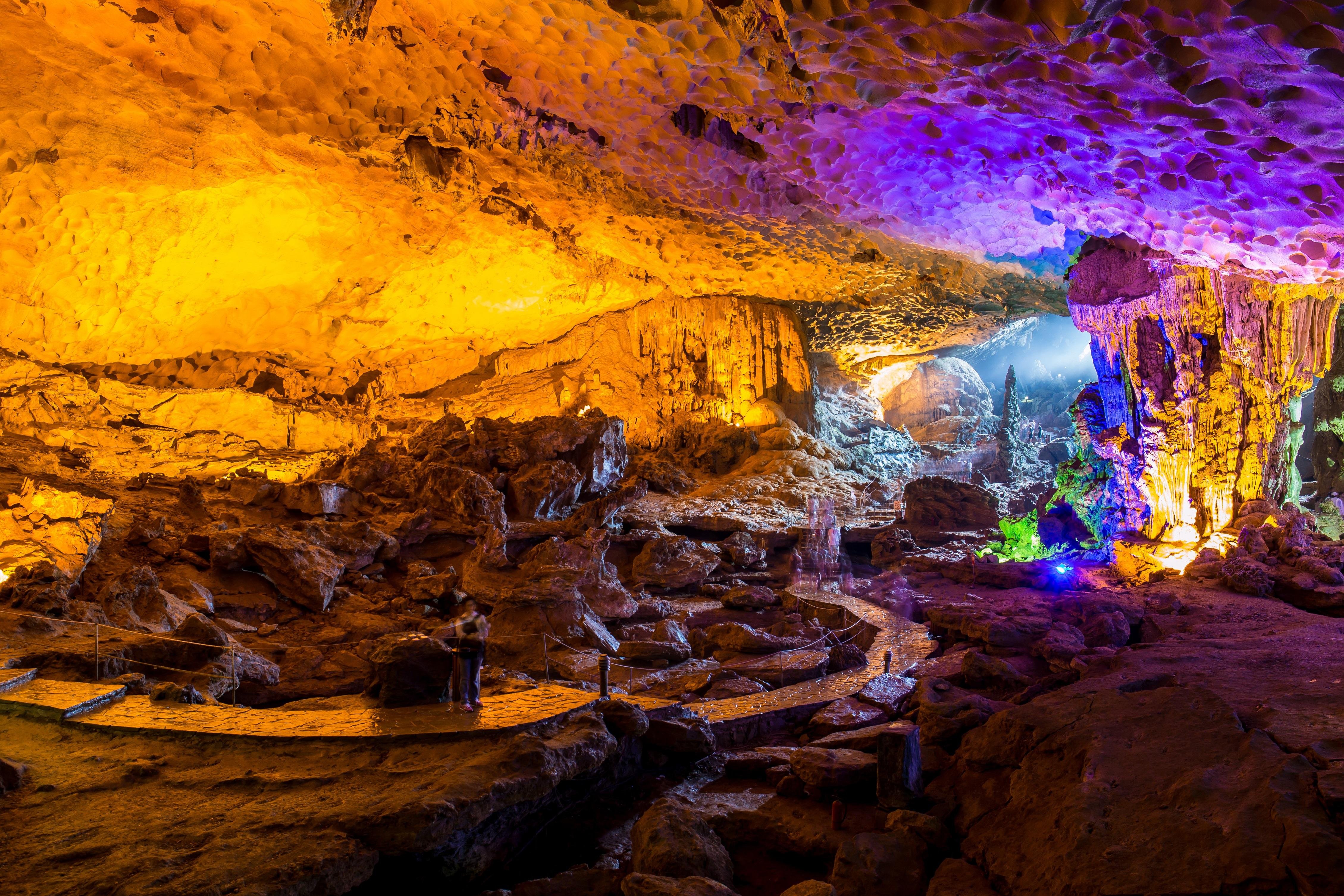 Ha Long Bay Full-Day Cruise from Hanoi: Caves, Kayaking & Sunset Party