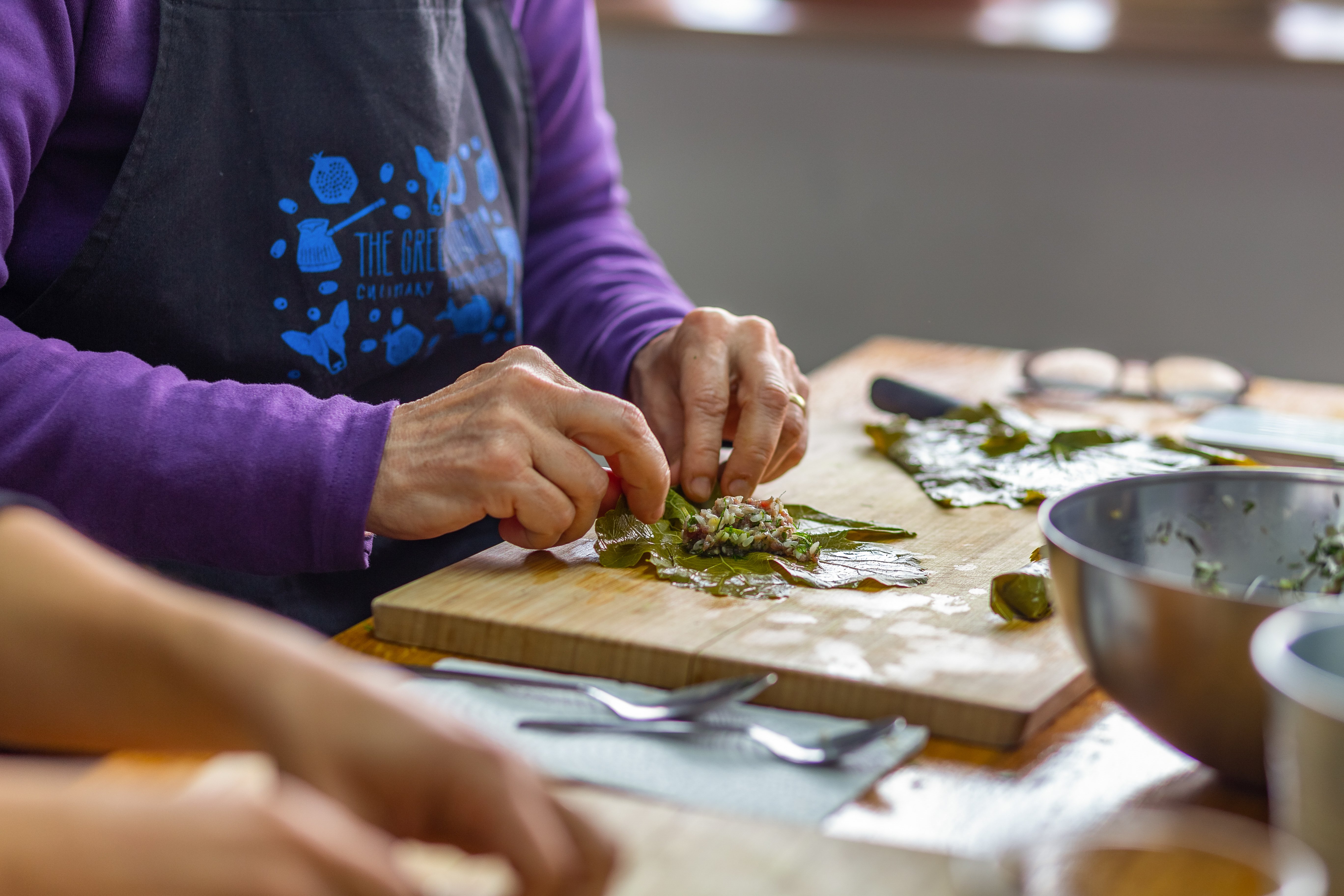 Athens Central Market Tour & Greek Cooking Class with Wine