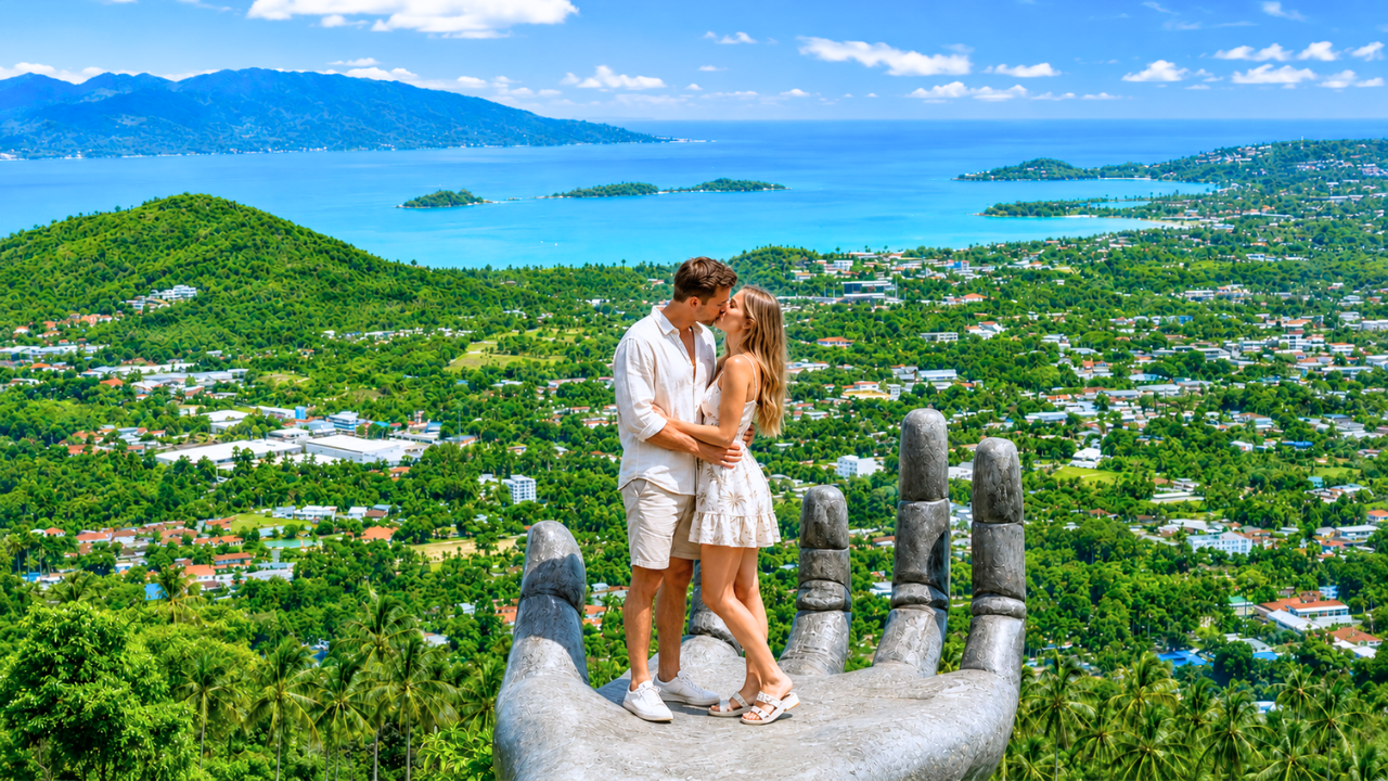 Koh Samui Island Adventure: Viewpoint, Elephants & Snorkeling
