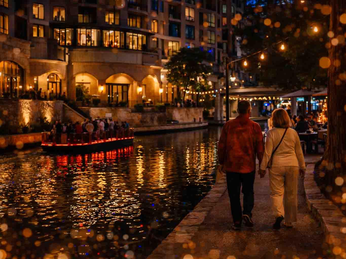 San Antonio Private Romantic Night Walk for Couples
