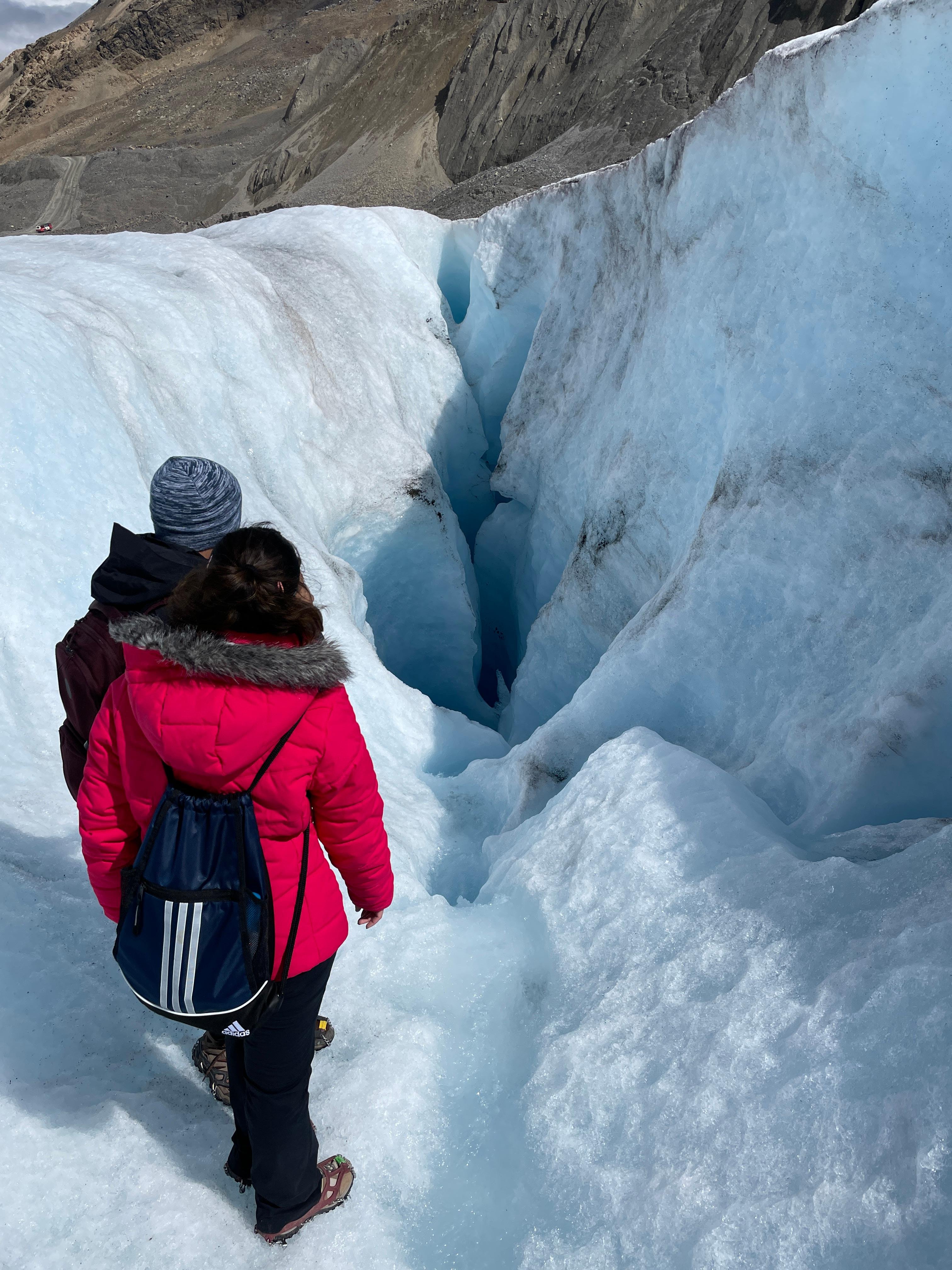 Athabasca Glacier tour — guided glacier walk with crampons, Columbia Icefield, Alberta — image 1