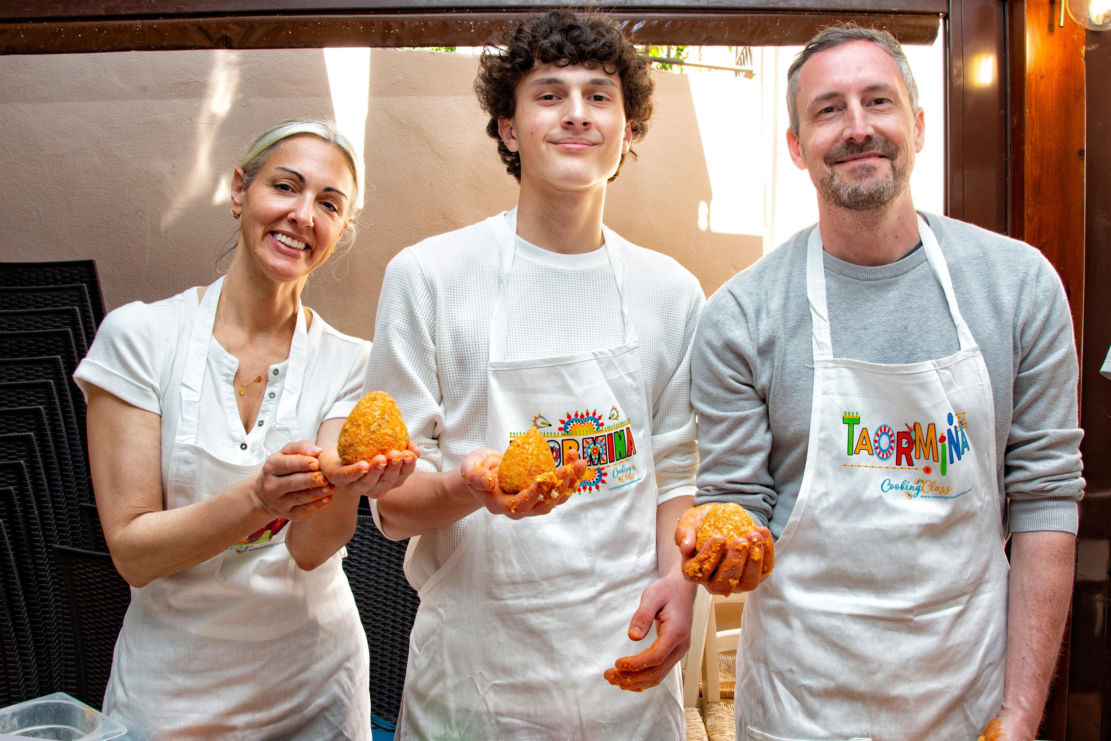 Hands-on Sicilian Arancino Workshop in Taormina