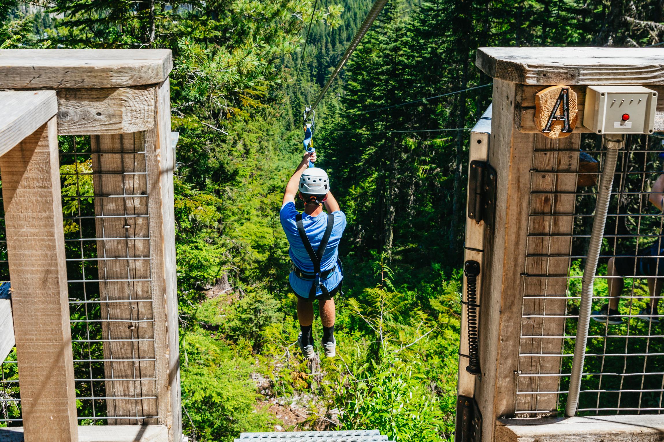 Whistler zipline experience with Ziptrek — flying across the Fitzsimmons Valley, British Columbia — image 7