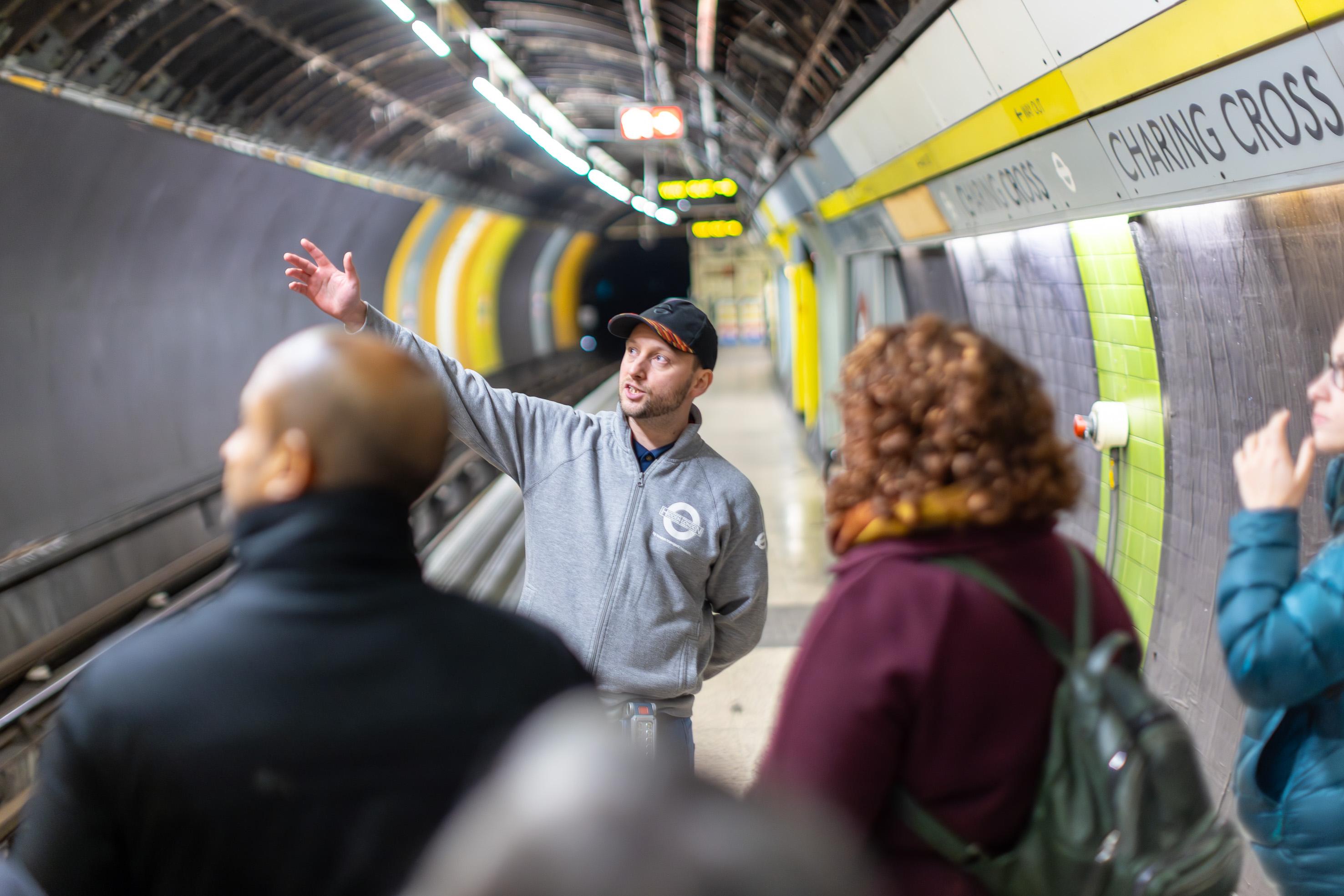 Hidden Charing Cross Station Underground Tour