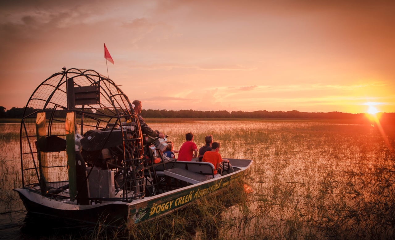 Boggy Creek Sunset Airboat Adventure