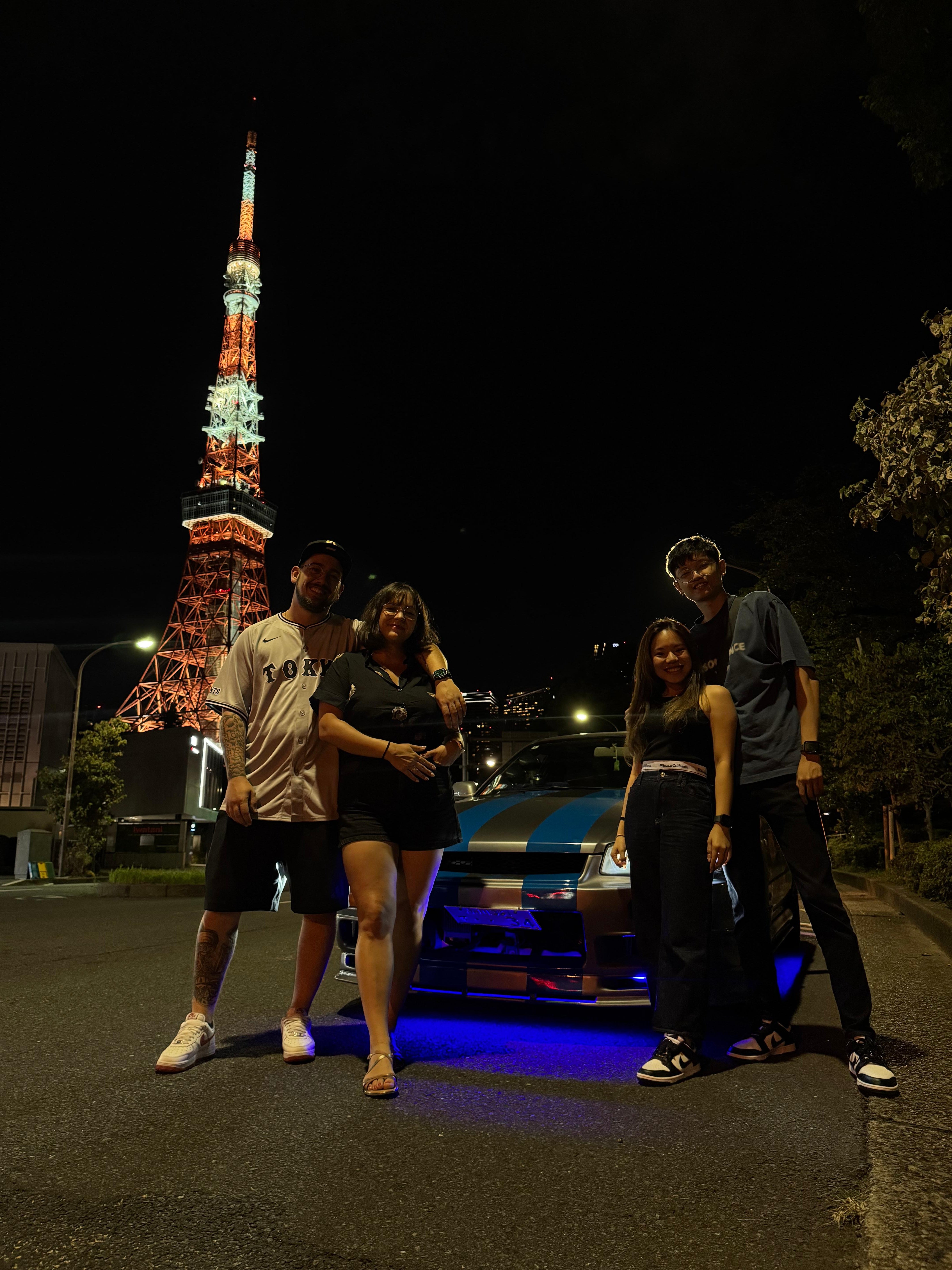 R34/Evo 600HP/GR86/WRX JDM Night Run Daikoku Parking
