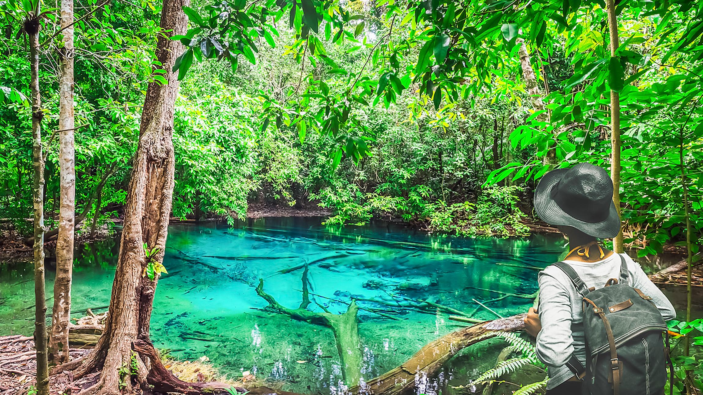 Krabi Nature & Temples Day Tour: Emerald Pool, Hot Springs & Tiger Cave