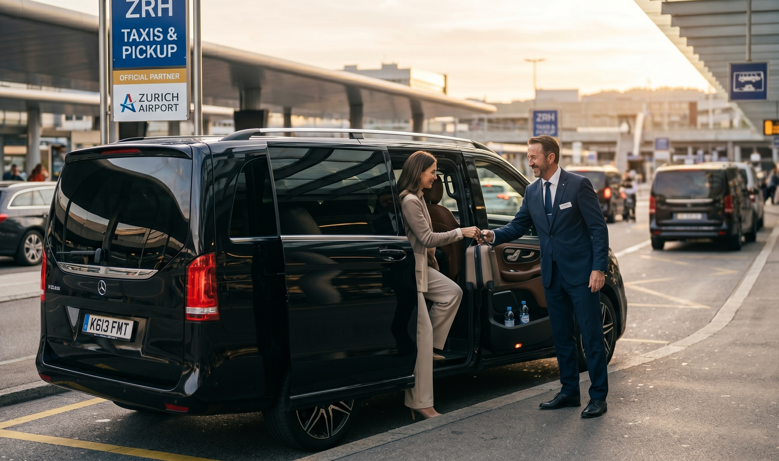 Private Airport Transfer: Zurich ZRH ↔ City Center