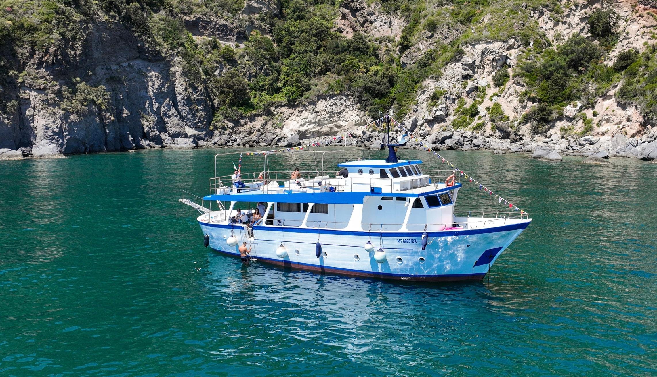 Ischia Full-Island MiniCruise with Swimming & Onboard Lunch