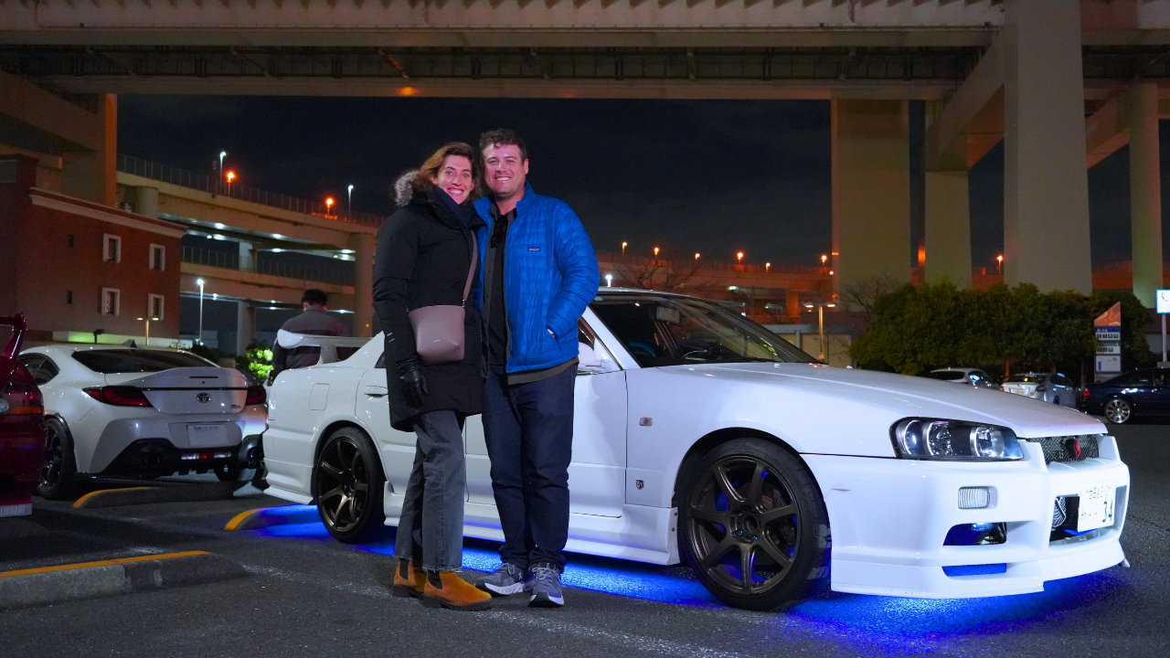 【Self-Drive in Tokyo】R34/35 GT-R JDM TOUR to Daikoku PA