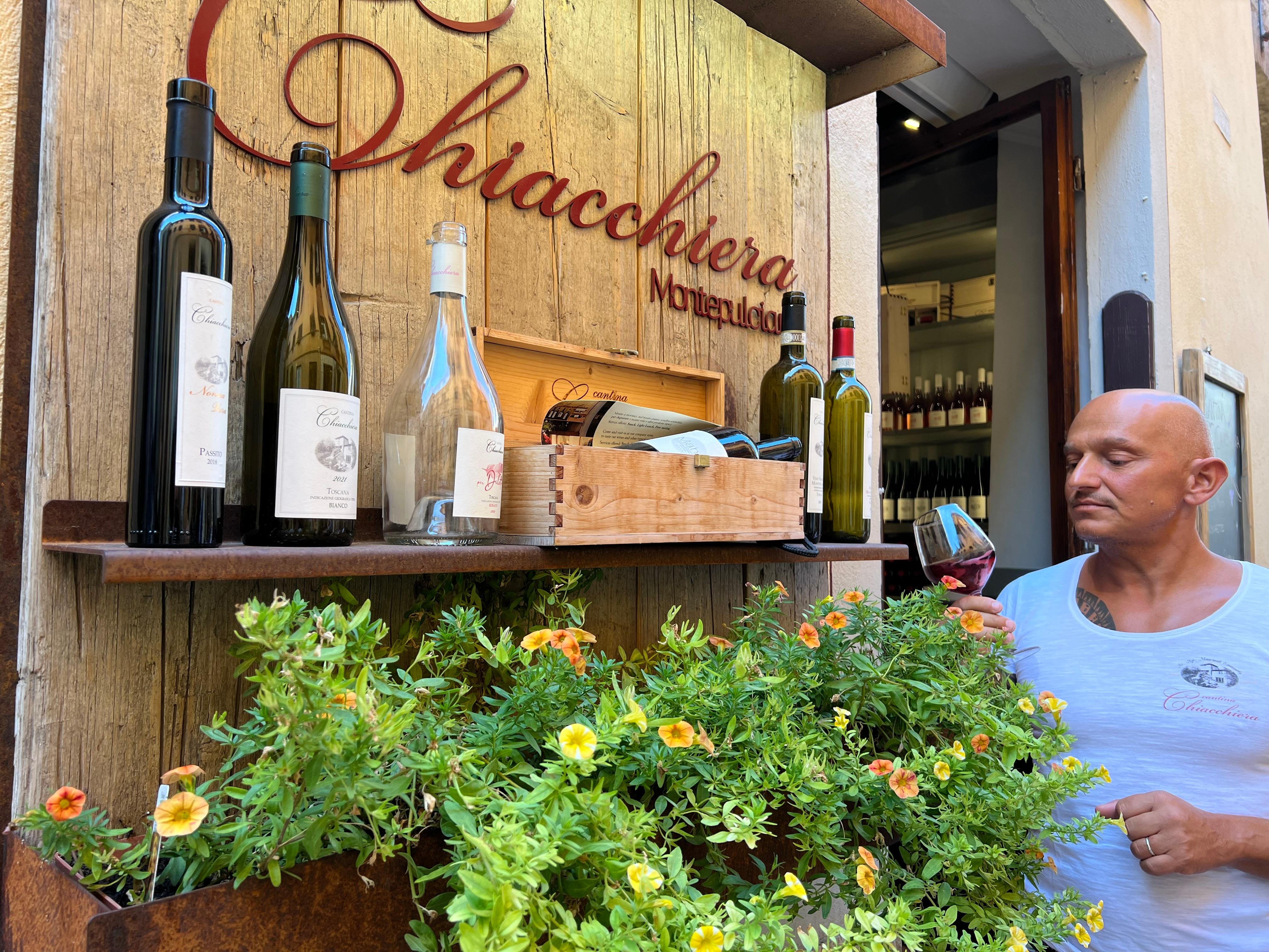 Montepulciano Wine Tasting at Cantina Chiacchiera