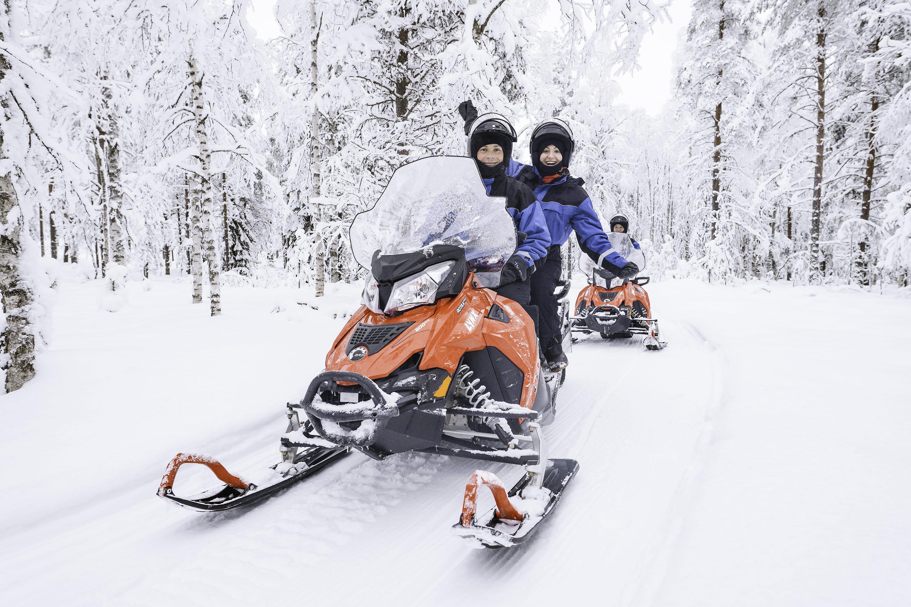 Rovaniemi Arctic Forest Snowmobile Safari