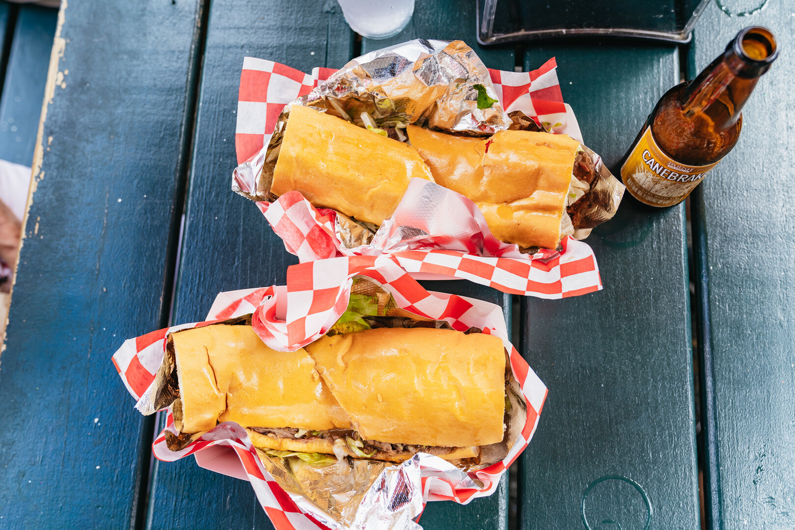 Cajun and Creole plates shared on a guided New Orleans food tour