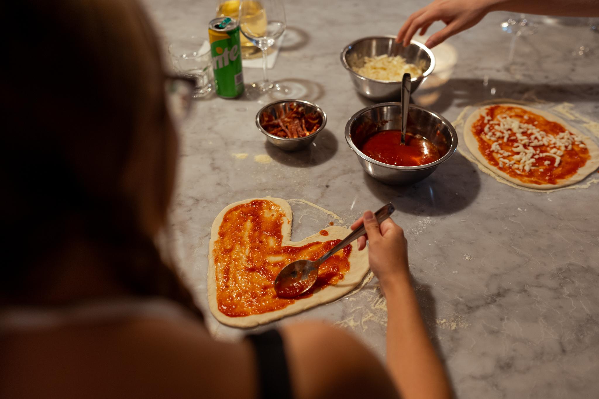 Palermo Pizza & Gelato Cooking Class with Dinner and Wine