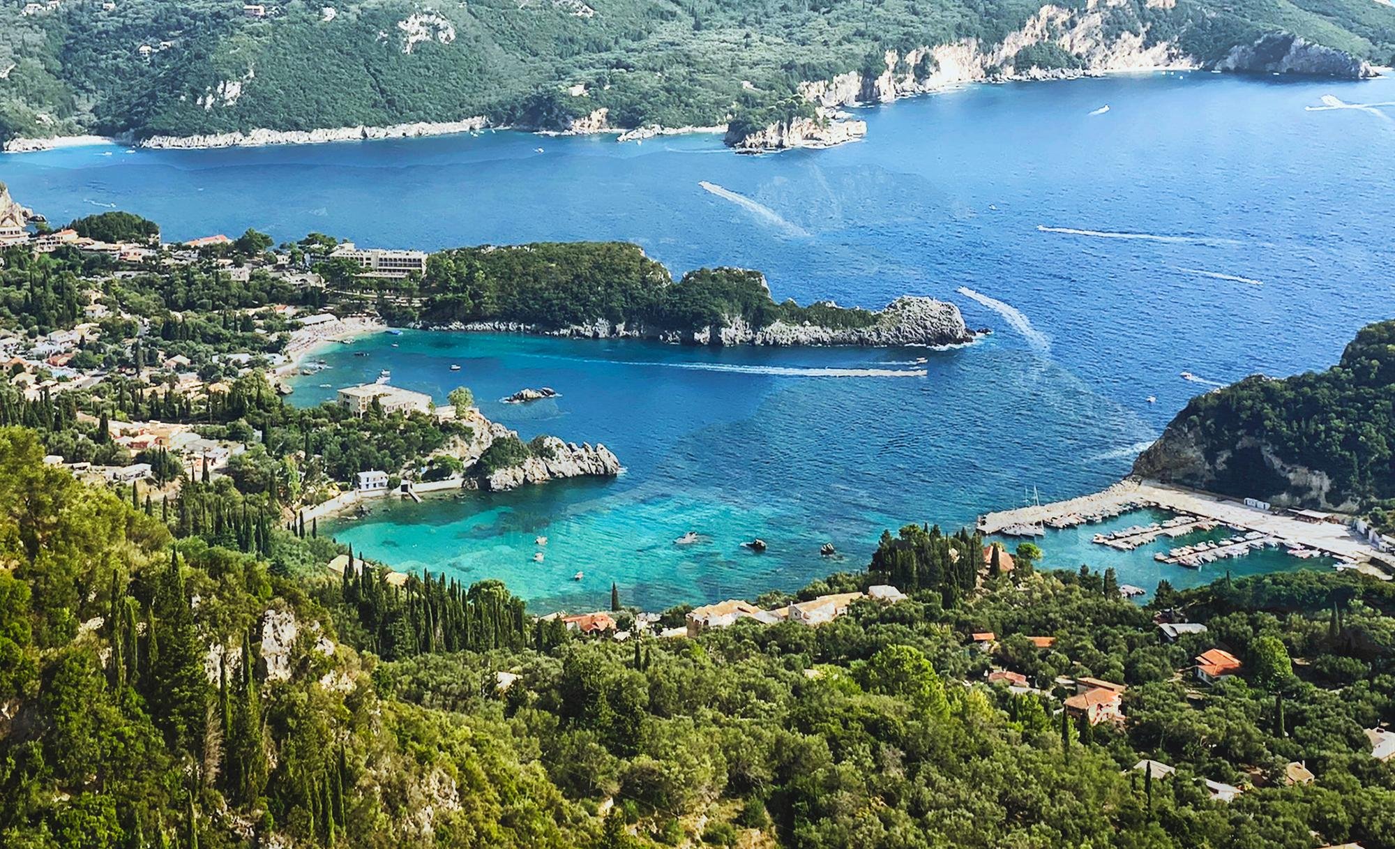 Corfu West Coast Half-Day: Palaiokastritsa, Lakones & Kratsalo
