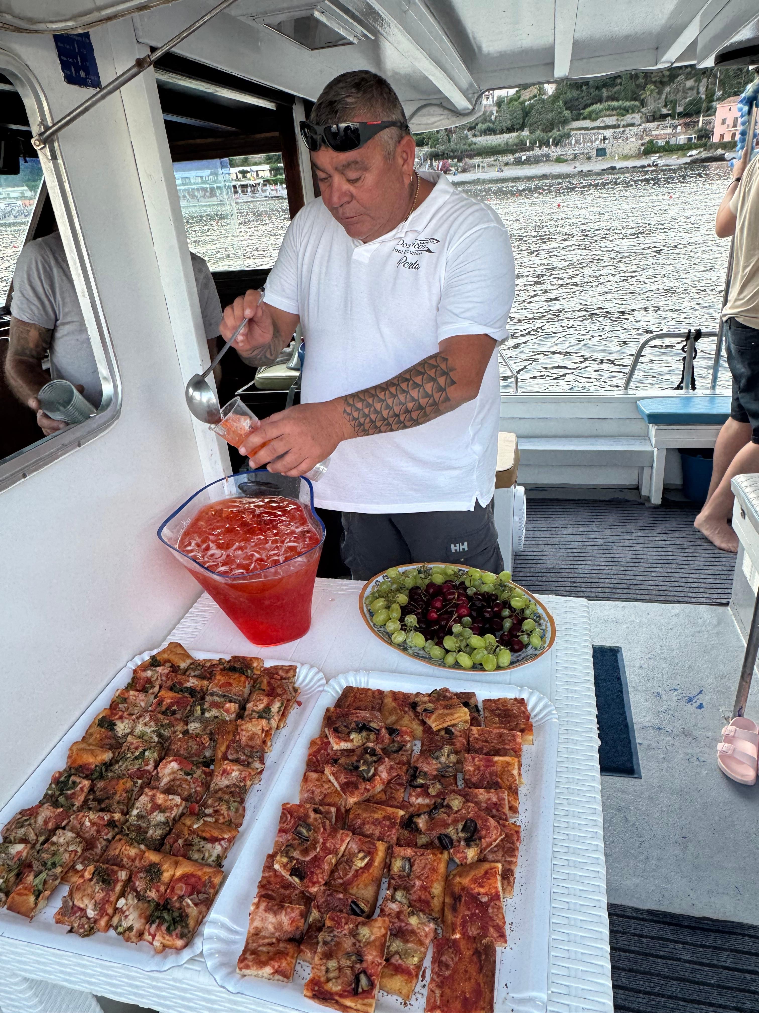 Taormina Sunset Dolphin Watching & Sicilian Aperitivo