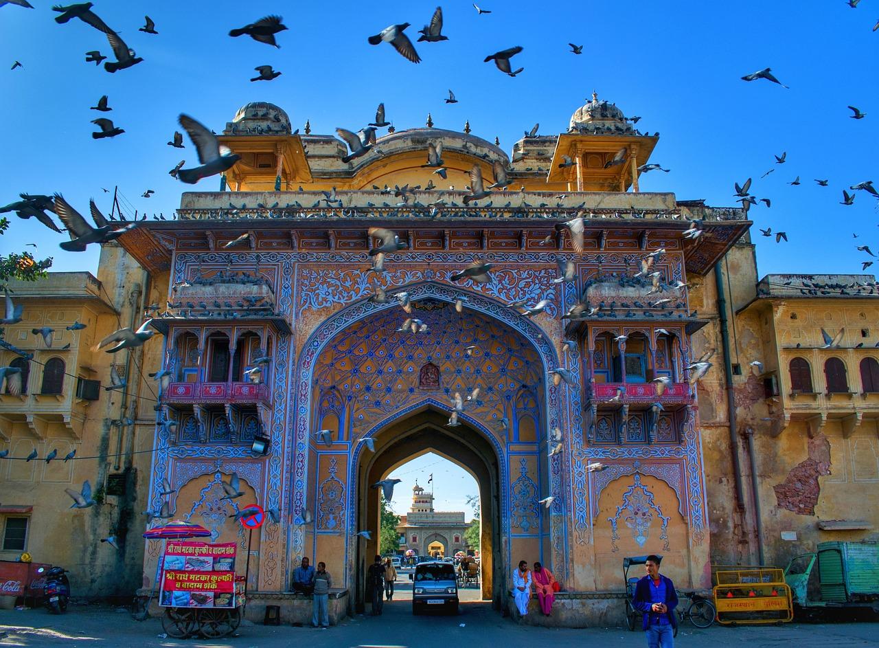 Jaipur Private Evening Tour: Sunset at Monkey Temple & Pink City by Night