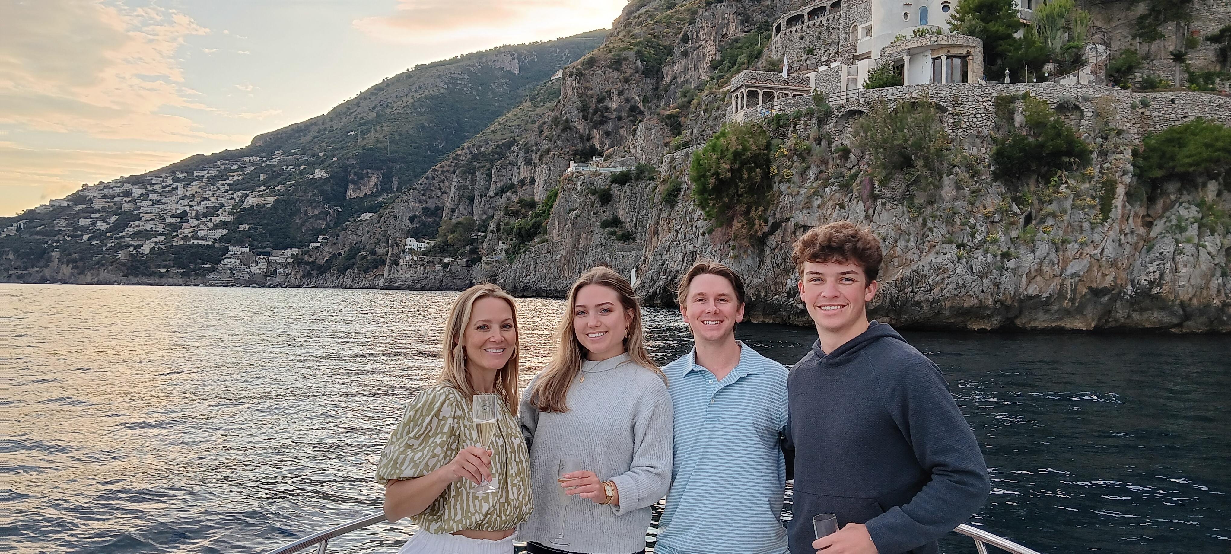 Amalfi Coast Private Sunset Boat Tour from Positano