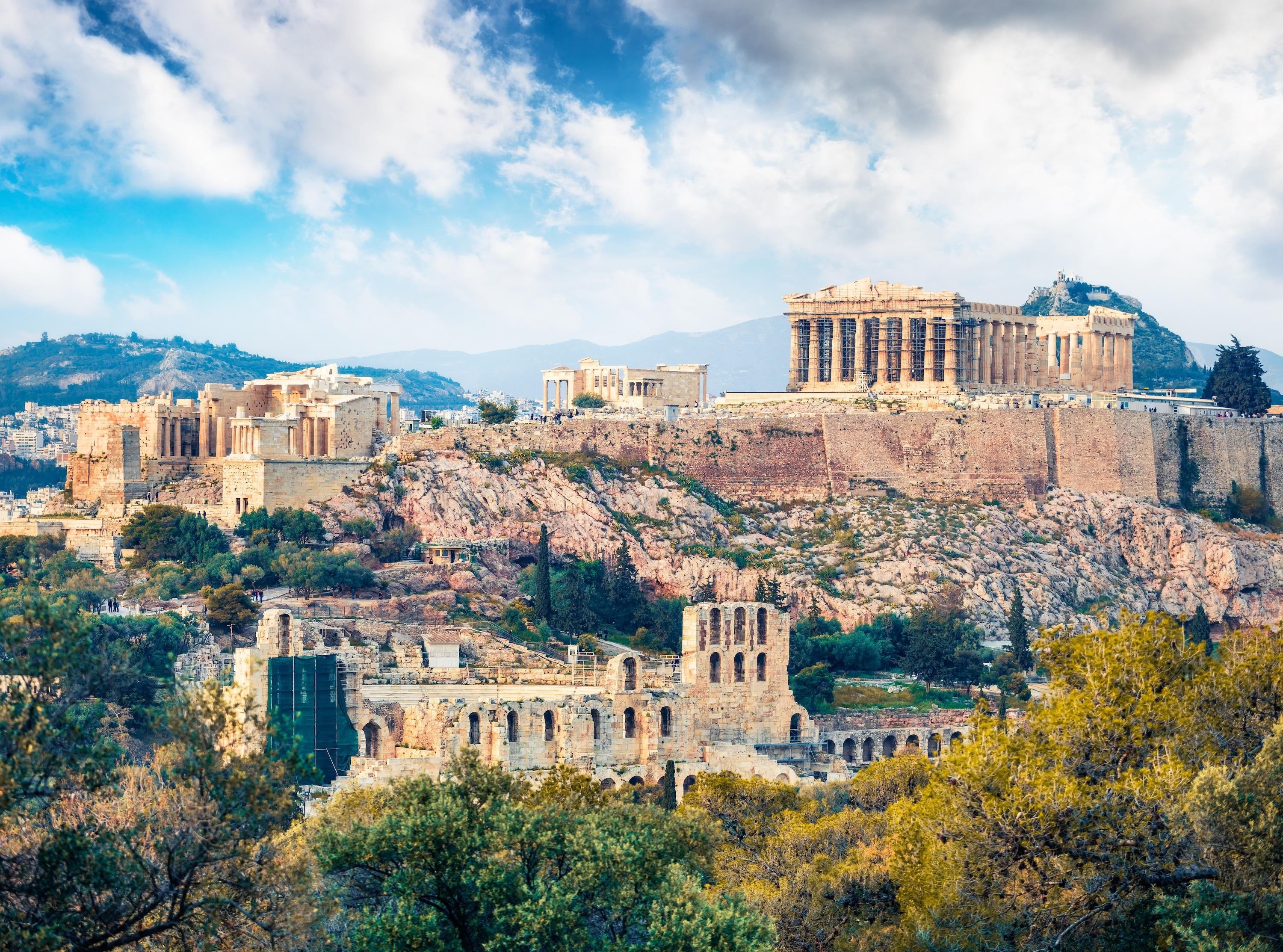 Acropolis of Athens Parthenon ancient Greek marble temple — image 2