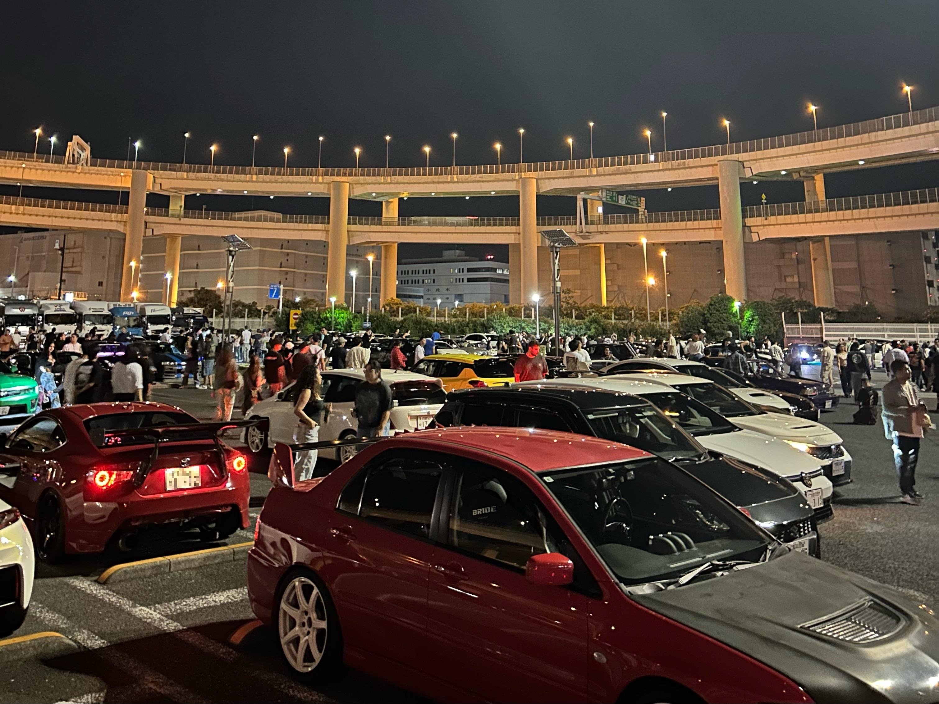 Tokyo: Daikoku JDM Car Meet & Night Drive in a Sports Car