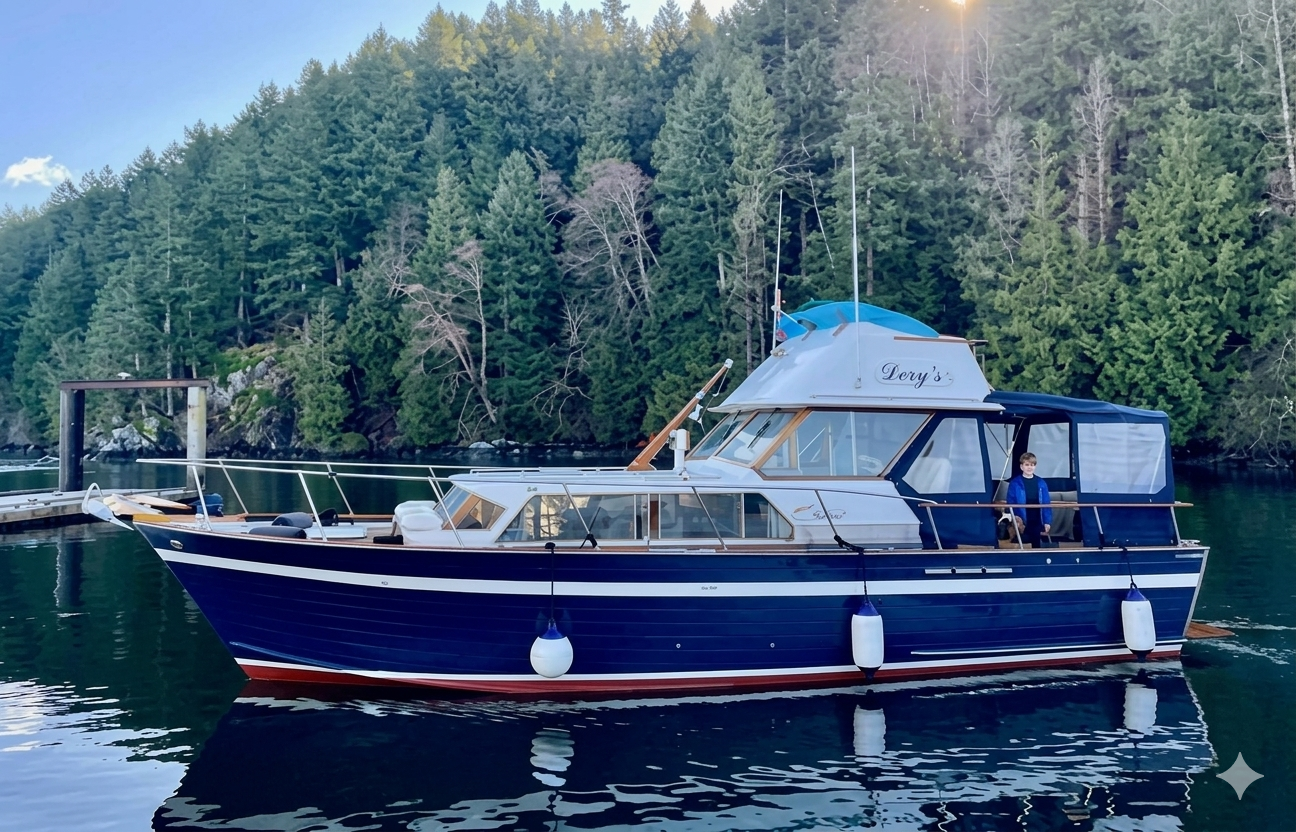 Okanagan Lake Classic Mahogany Boat Cruise