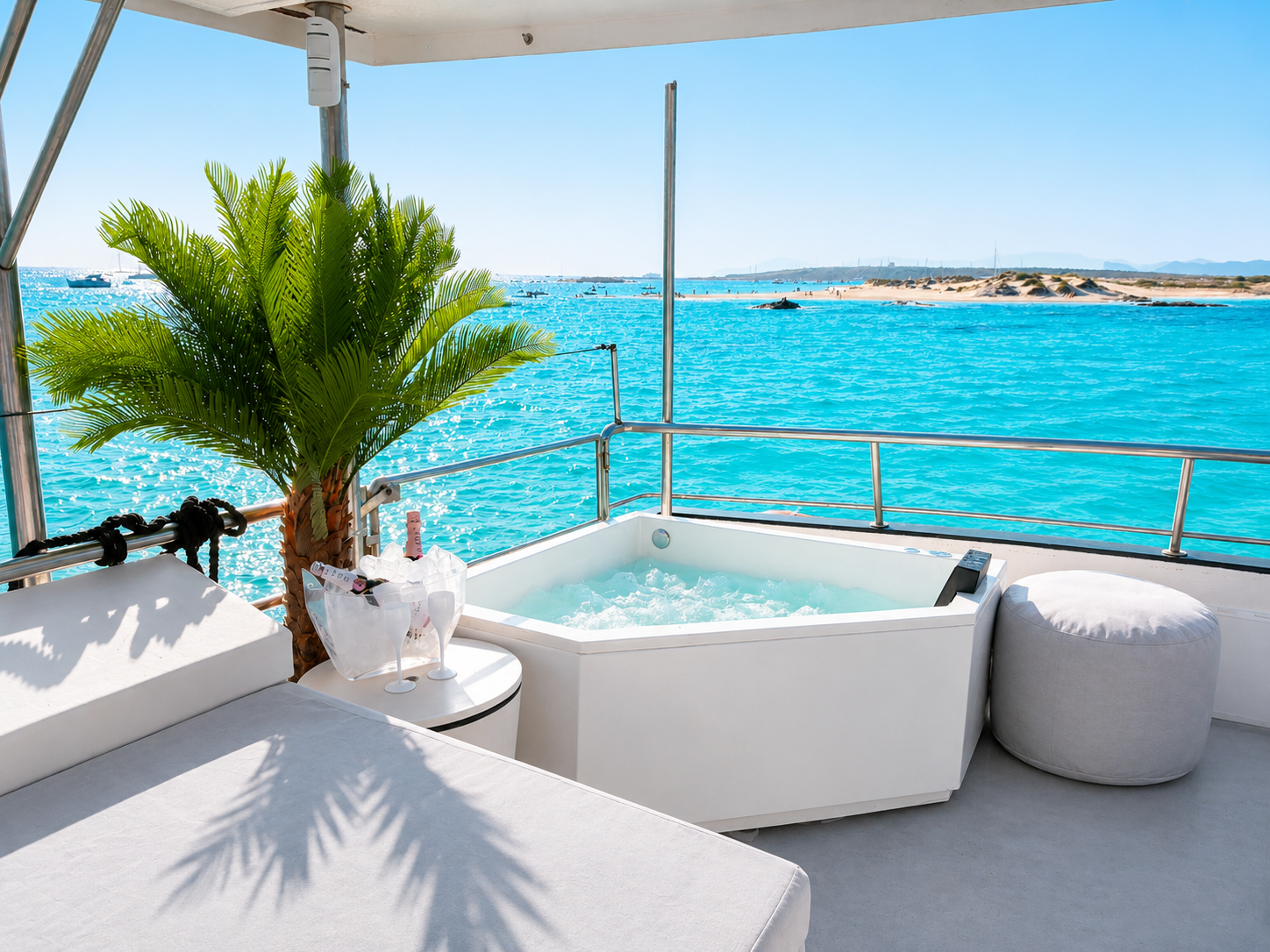 Formentera All-Inclusive Catamaran with Sunset Party