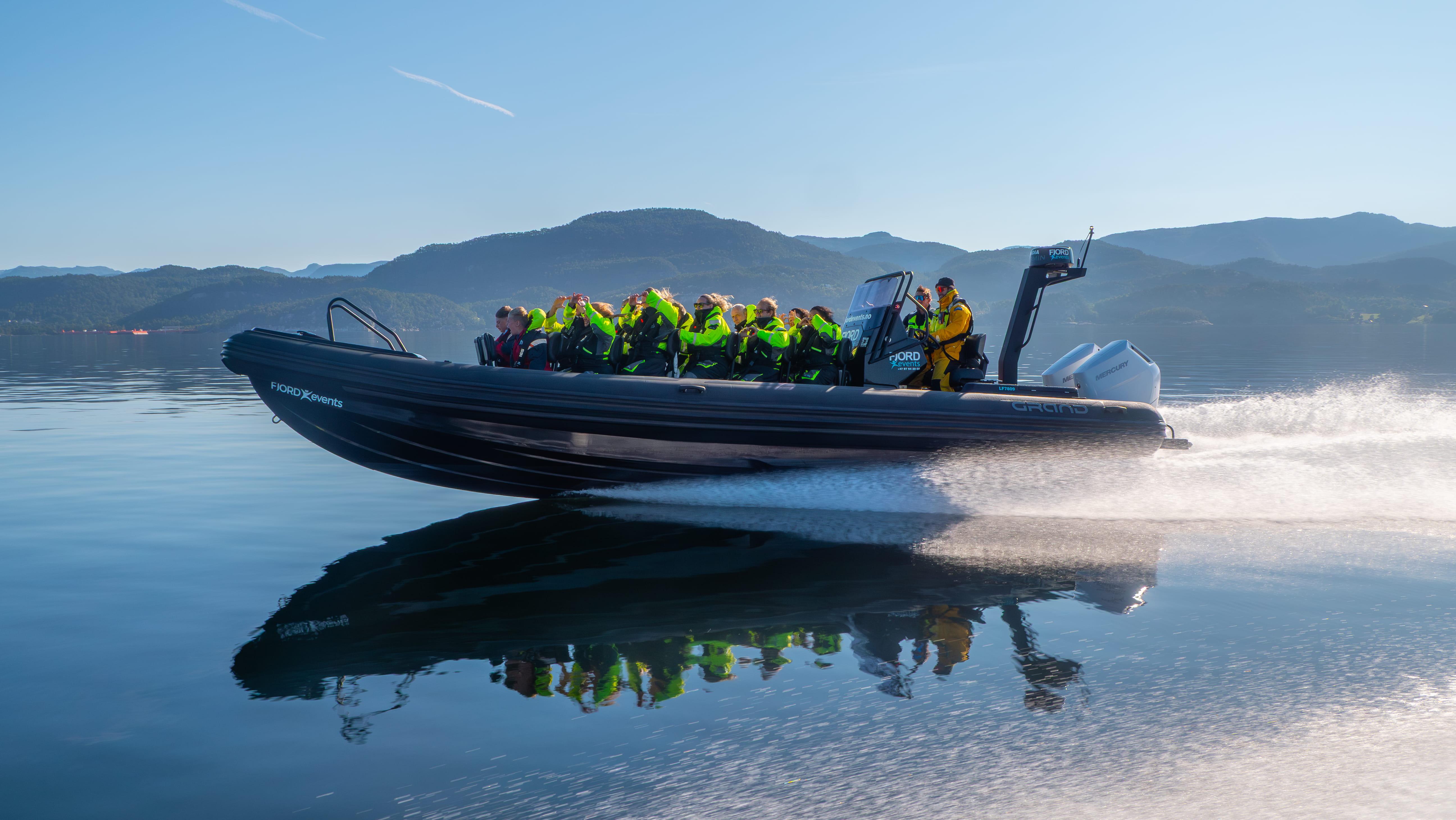 Lysefjord RIB Safari to Pulpit Rock from Stavanger