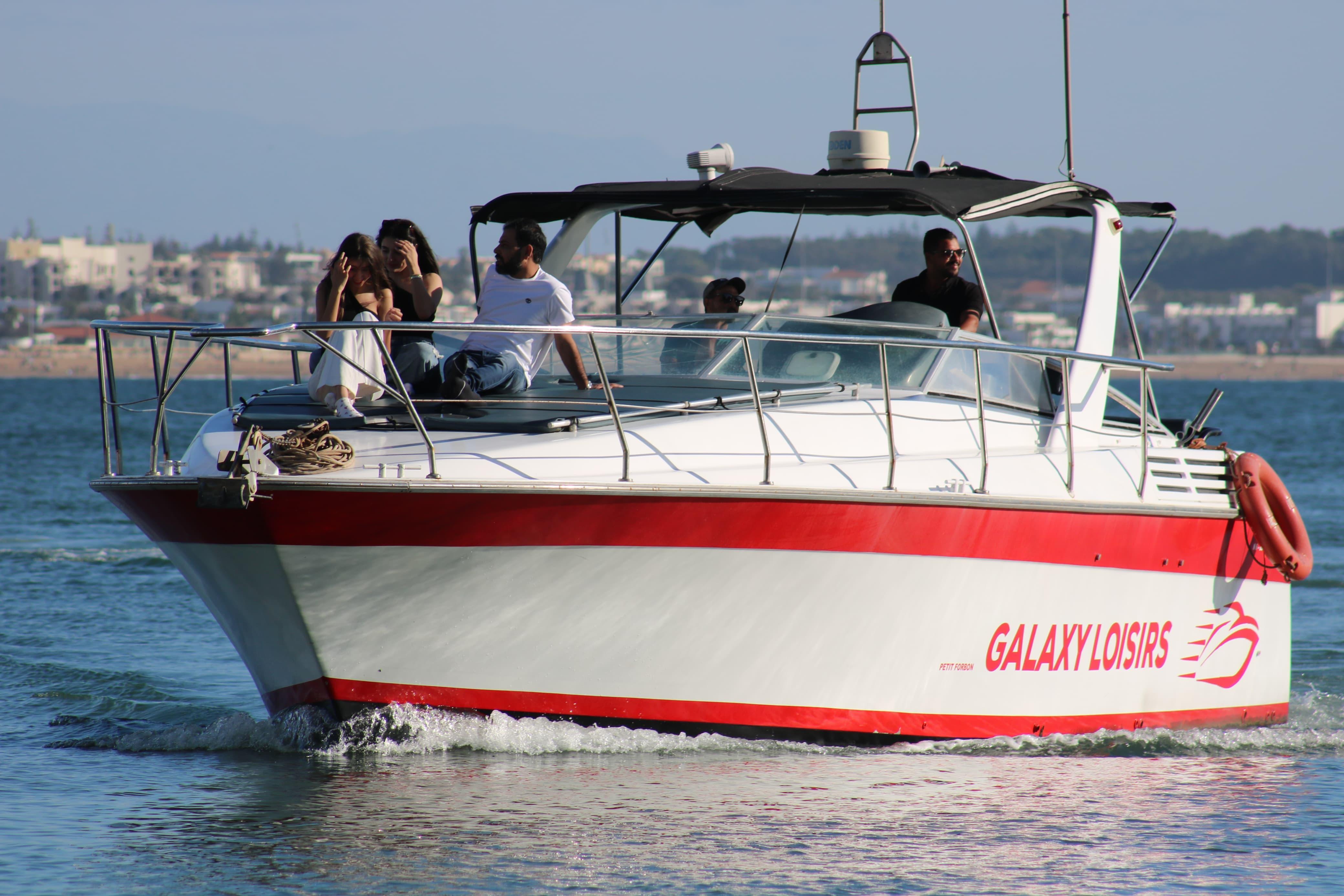 Agadir Coastal Boat Cruise with Fishing, BBQ, and Swimming