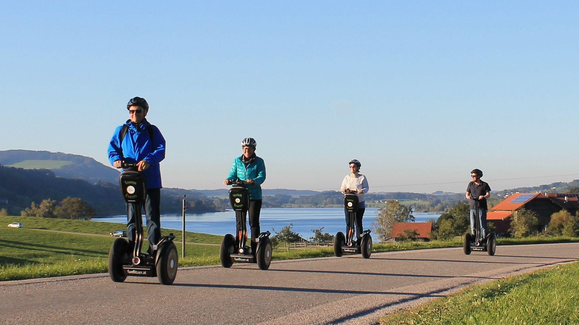 Segway Tour Around Lake Irrsee from Mondsee