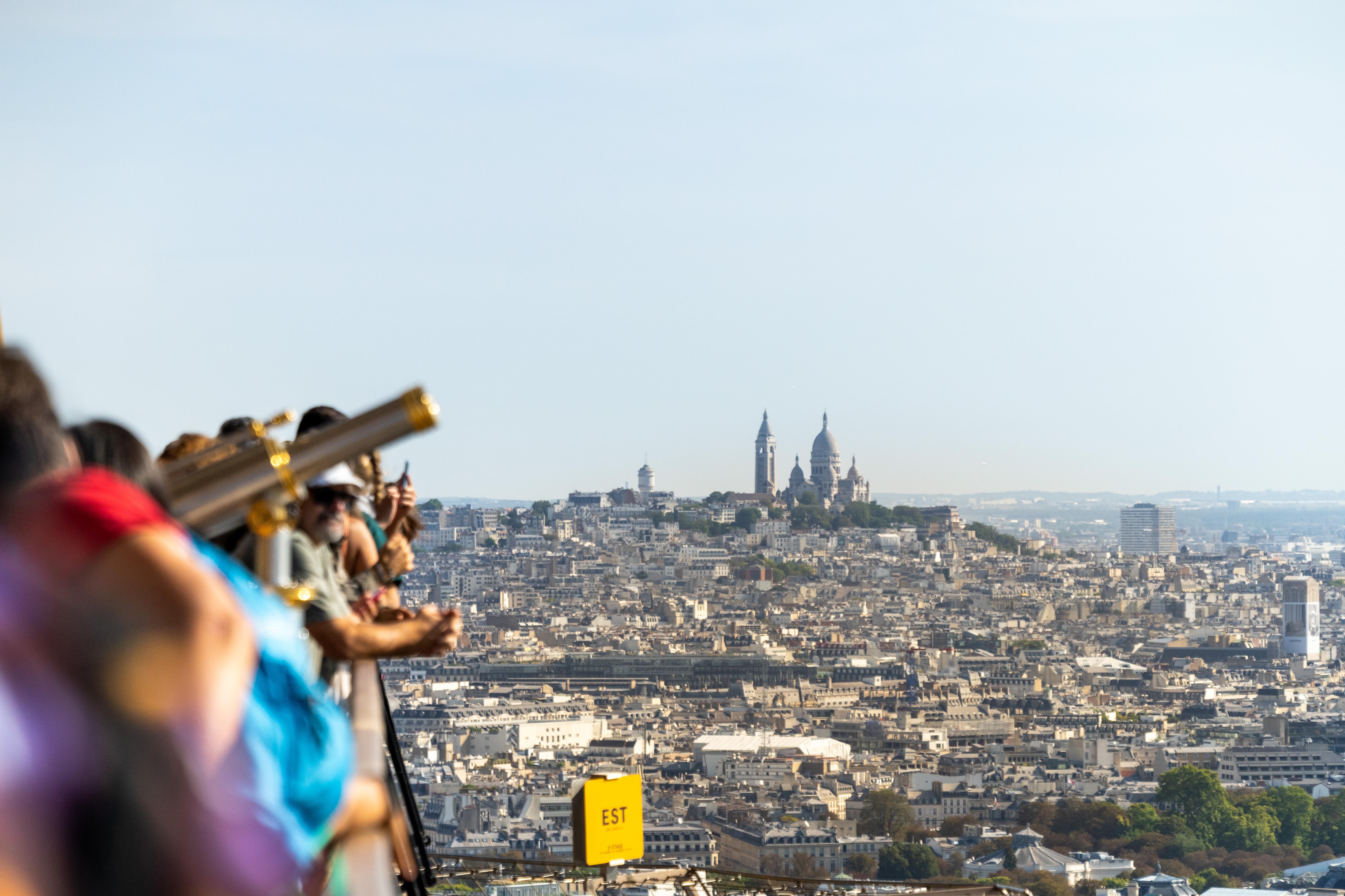 Eiffel Tower summit ticket — 2nd floor, top, and Paris skyline — image 23