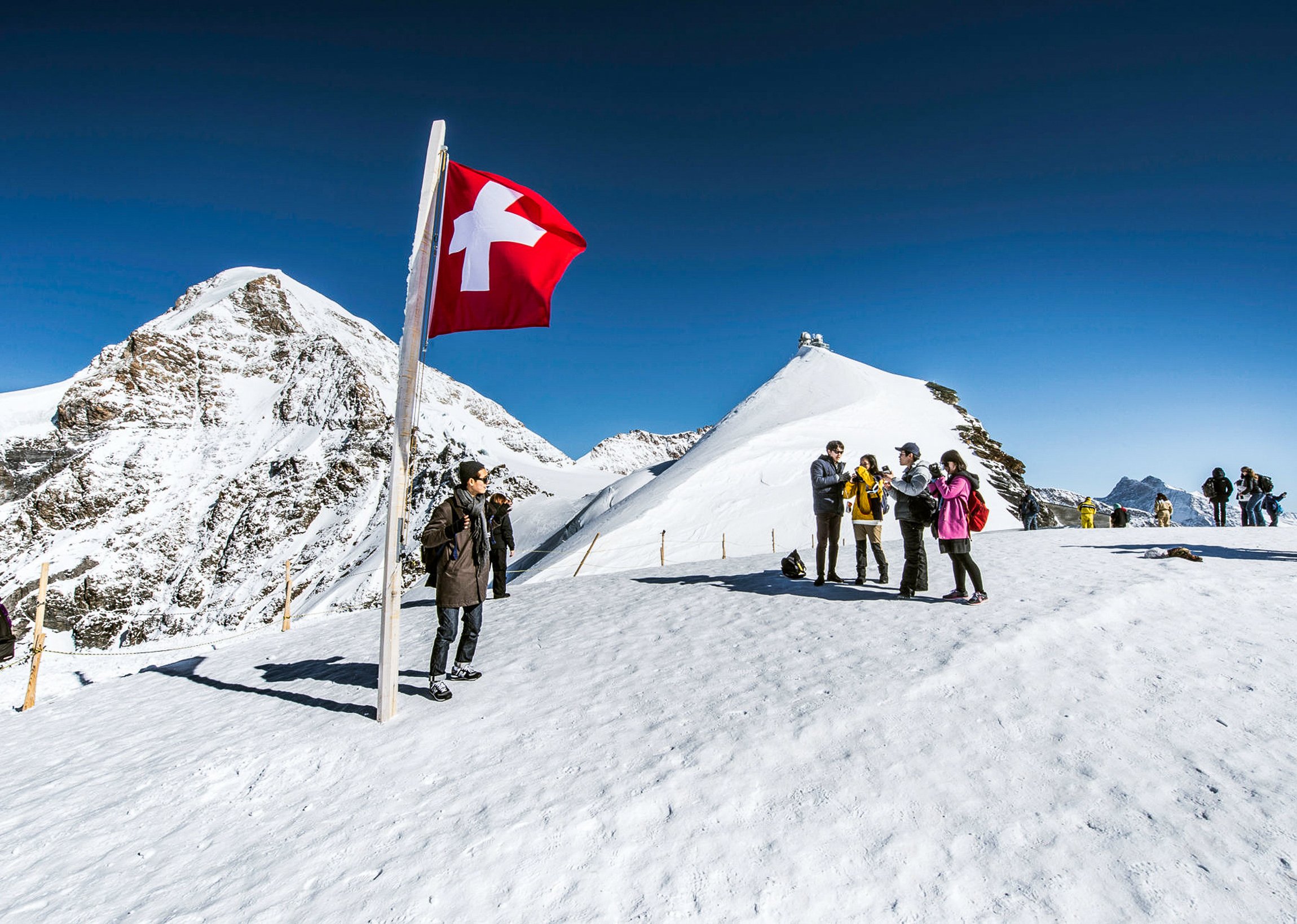 Jungfraujoch ticket, railway and Top of Europe scenery — image 1