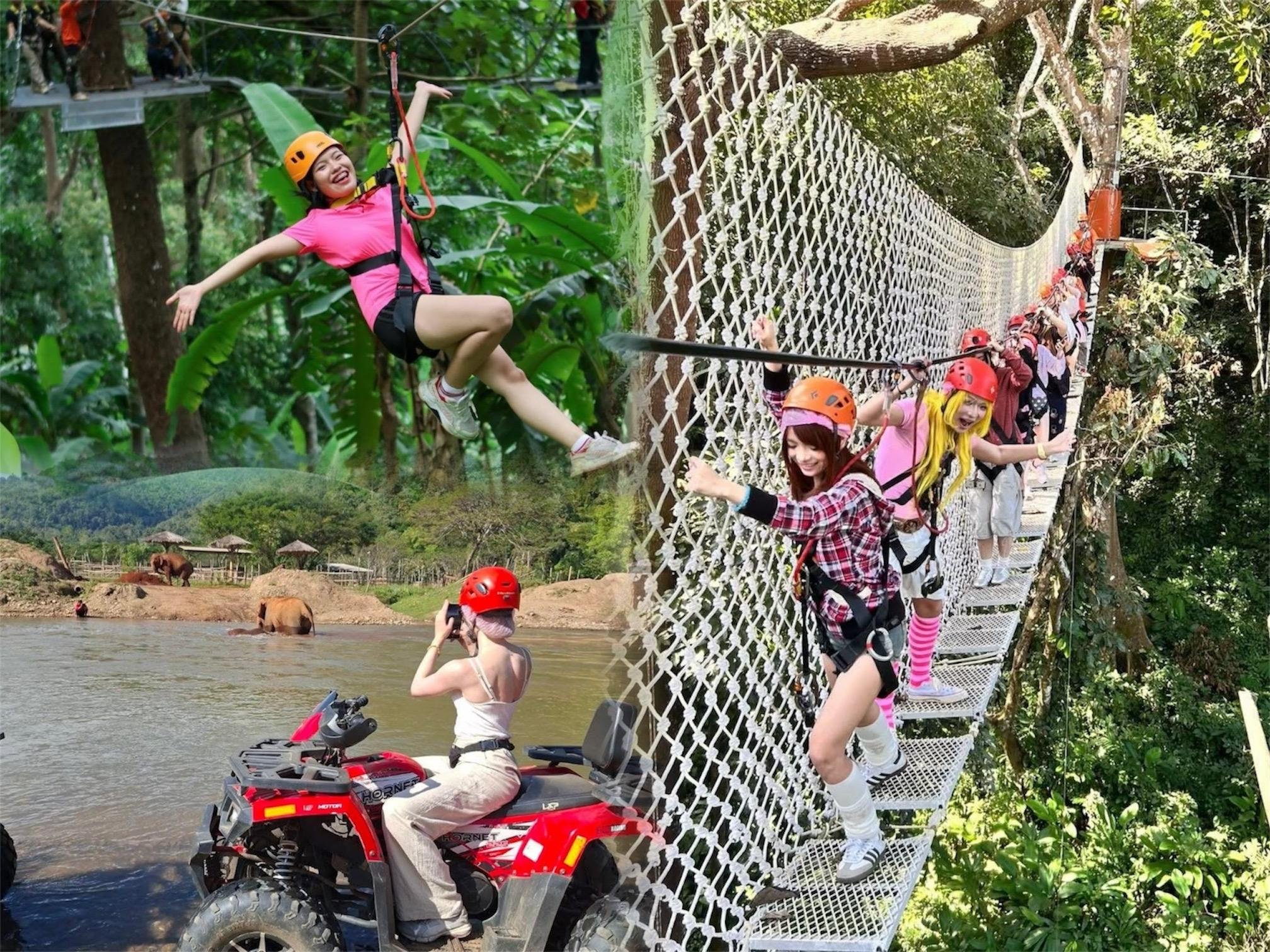 Chiang Mai Jungle Adventure: 39-Platform Zipline & ATV Ride