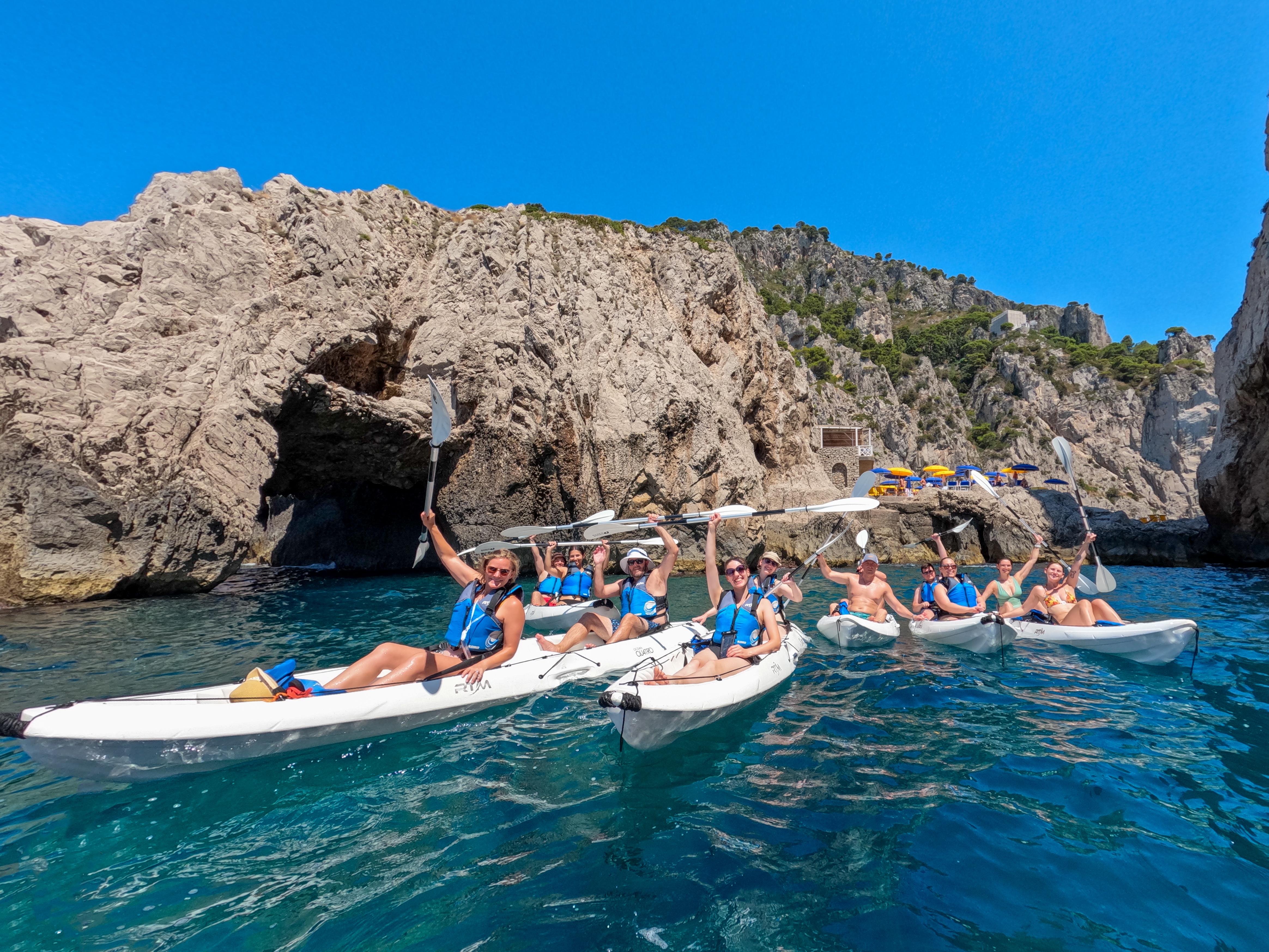 Capri Caves & Hidden Beaches Kayaking Adventure