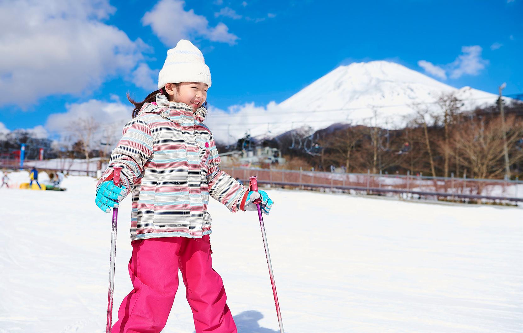 Mount Fuji Snow Day: Skiing & Winter Fun at Yeti Resort from Tokyo