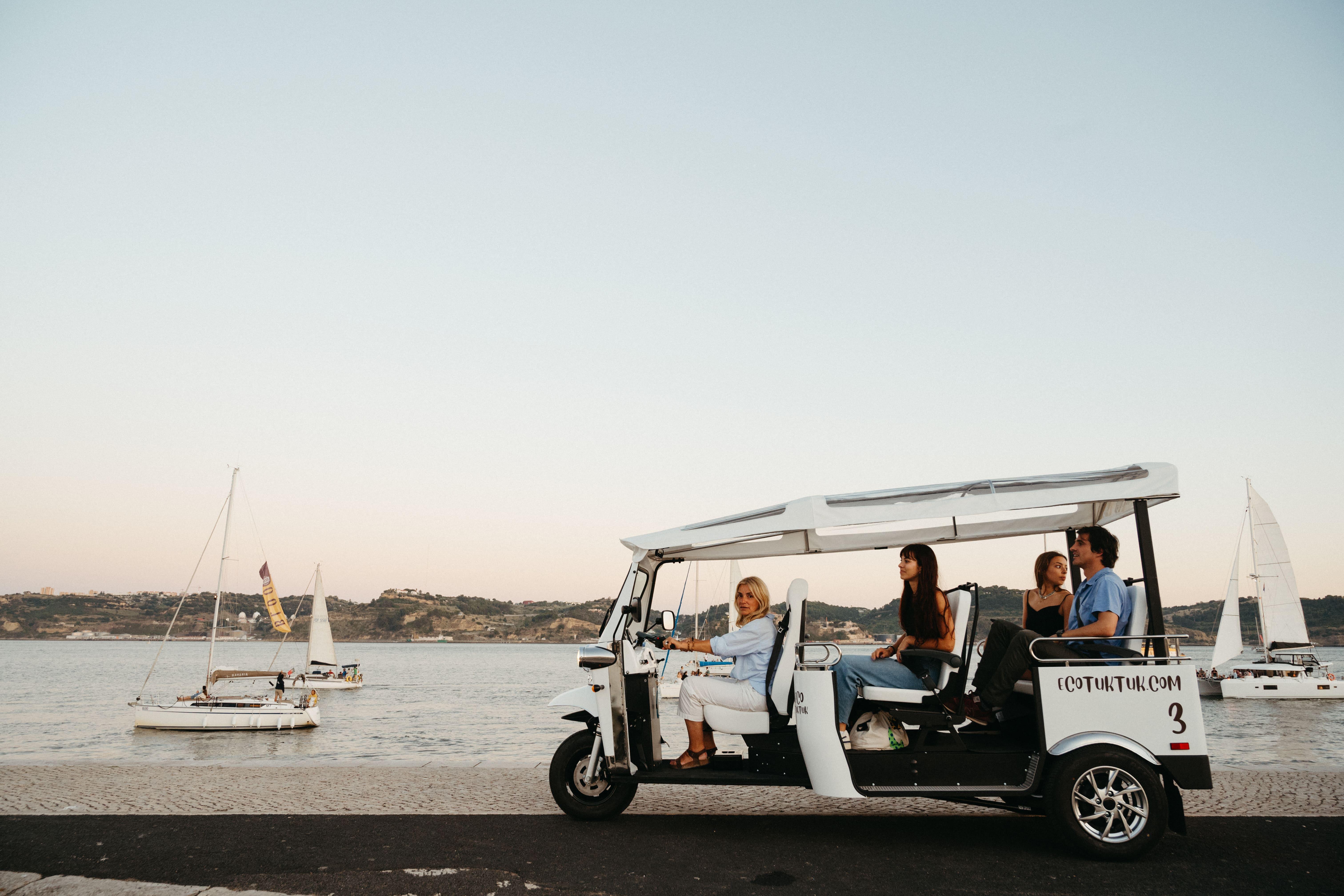 Lisbon: Private City Tour by Eco Tuk Tuk