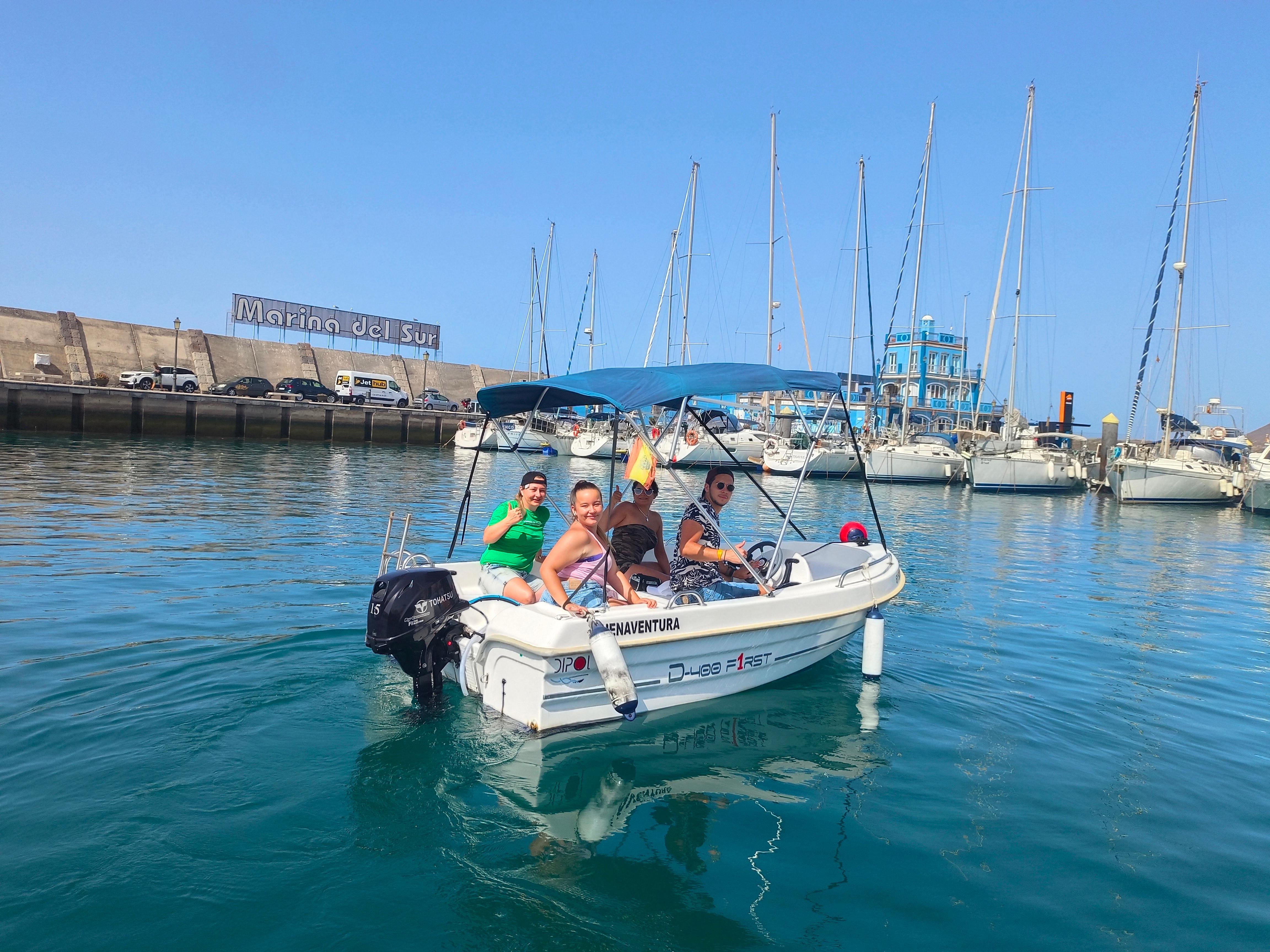 Self-Drive Boat Rental: Tenerife Coastline Adventure