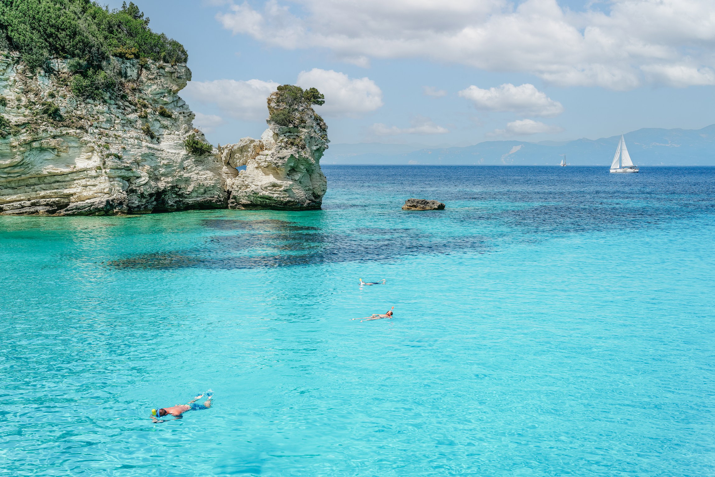 Paxos & Antipaxos Blue Caves Cruise from Corfu