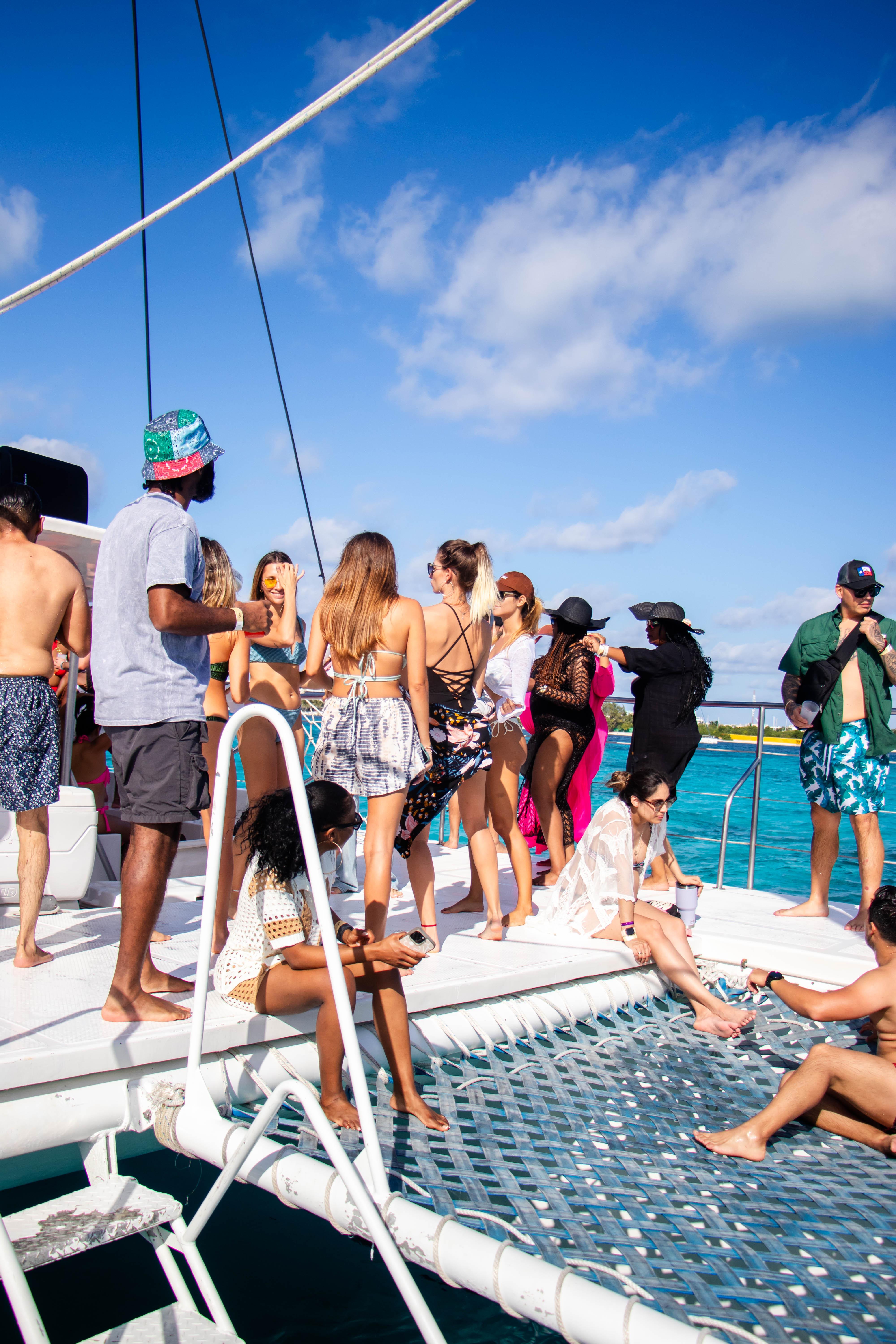 Isla Mujeres Catamaran Day Trip with Snorkeling & Buffet