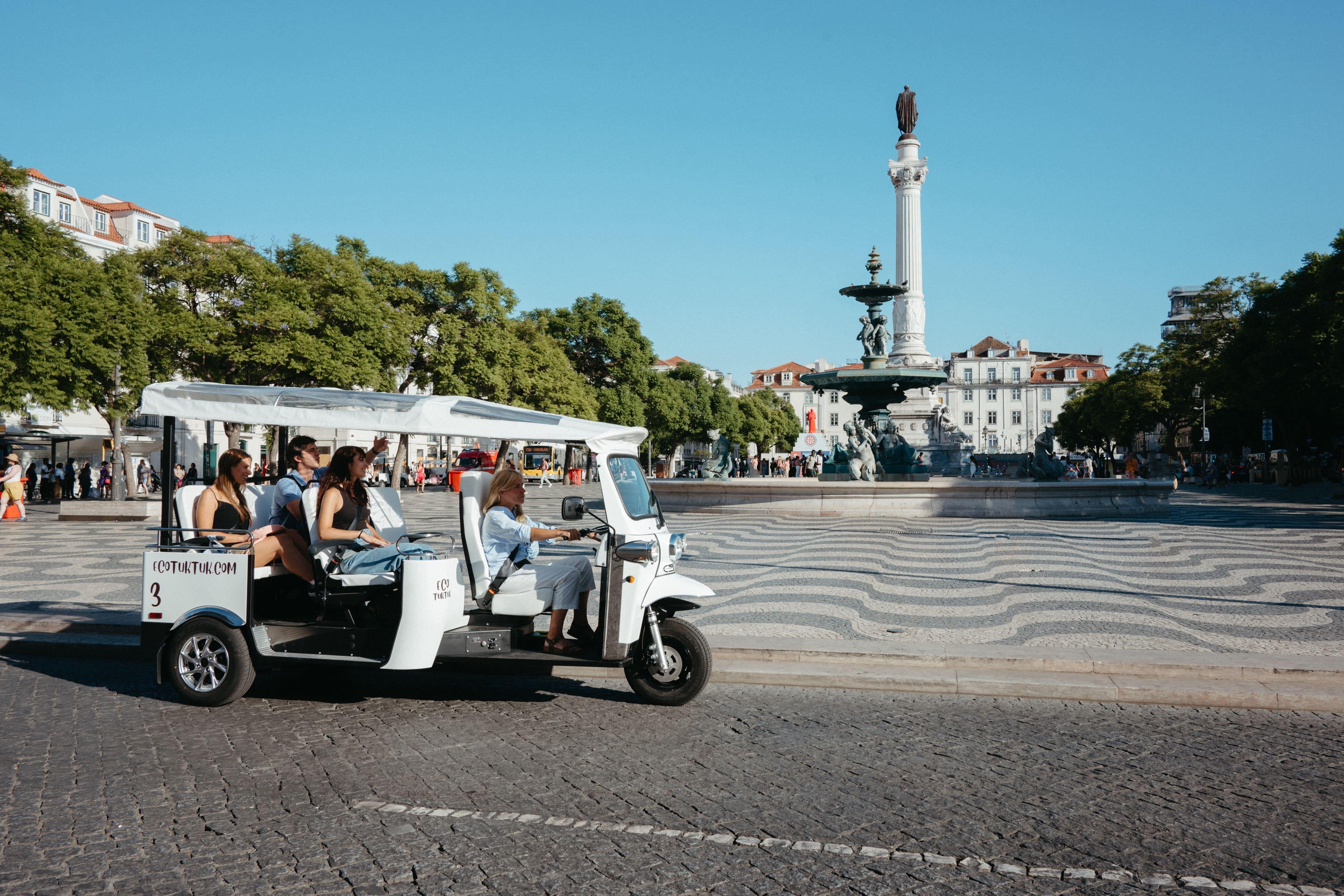 Lisbon Private Eco Tuk Tuk City Tour