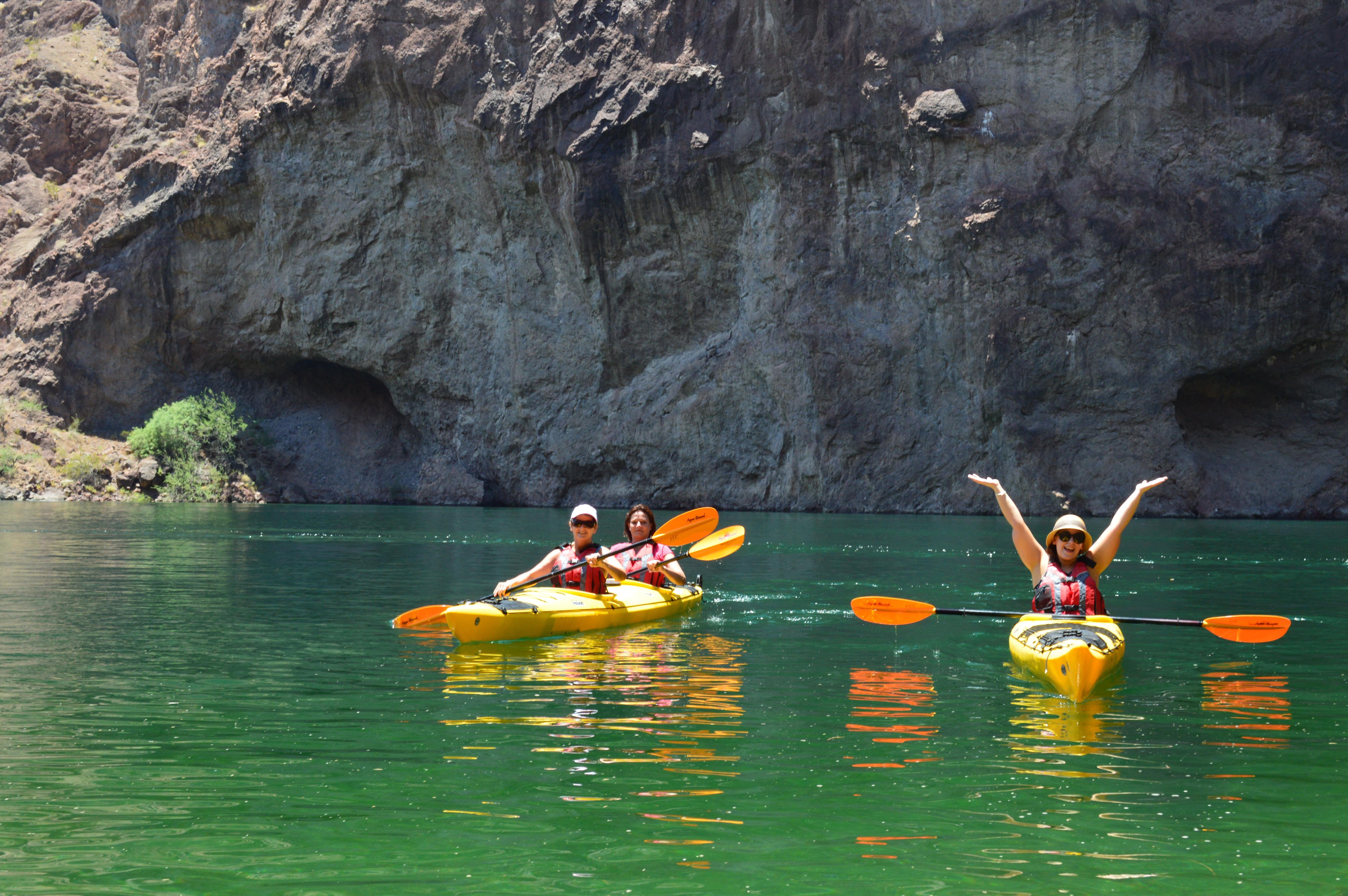 Hoover Dam & Emerald Cave Kayak Adventure from Las Vegas