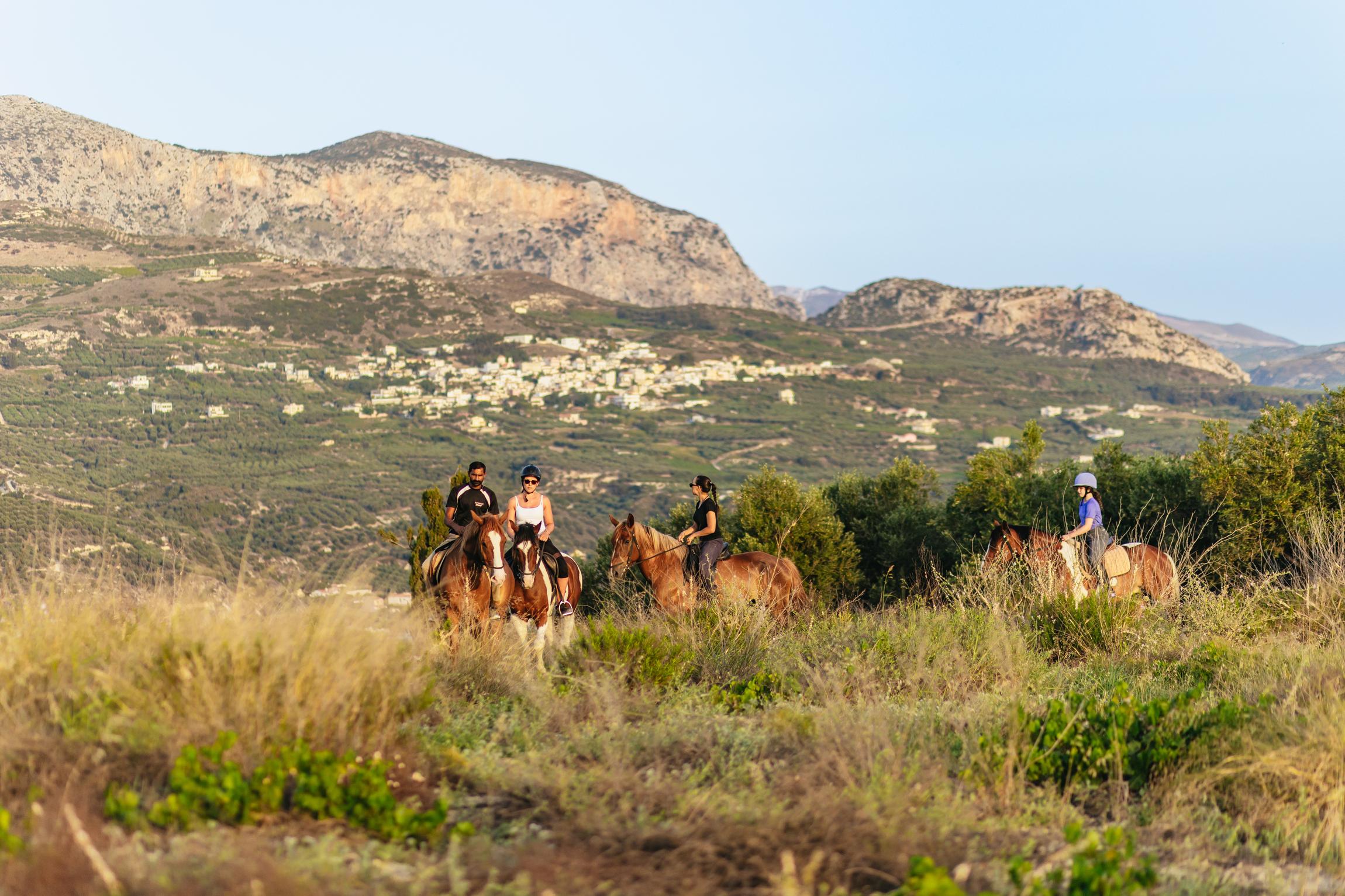Finikia Mountain Horse Riding with Traditional Cretan Meal