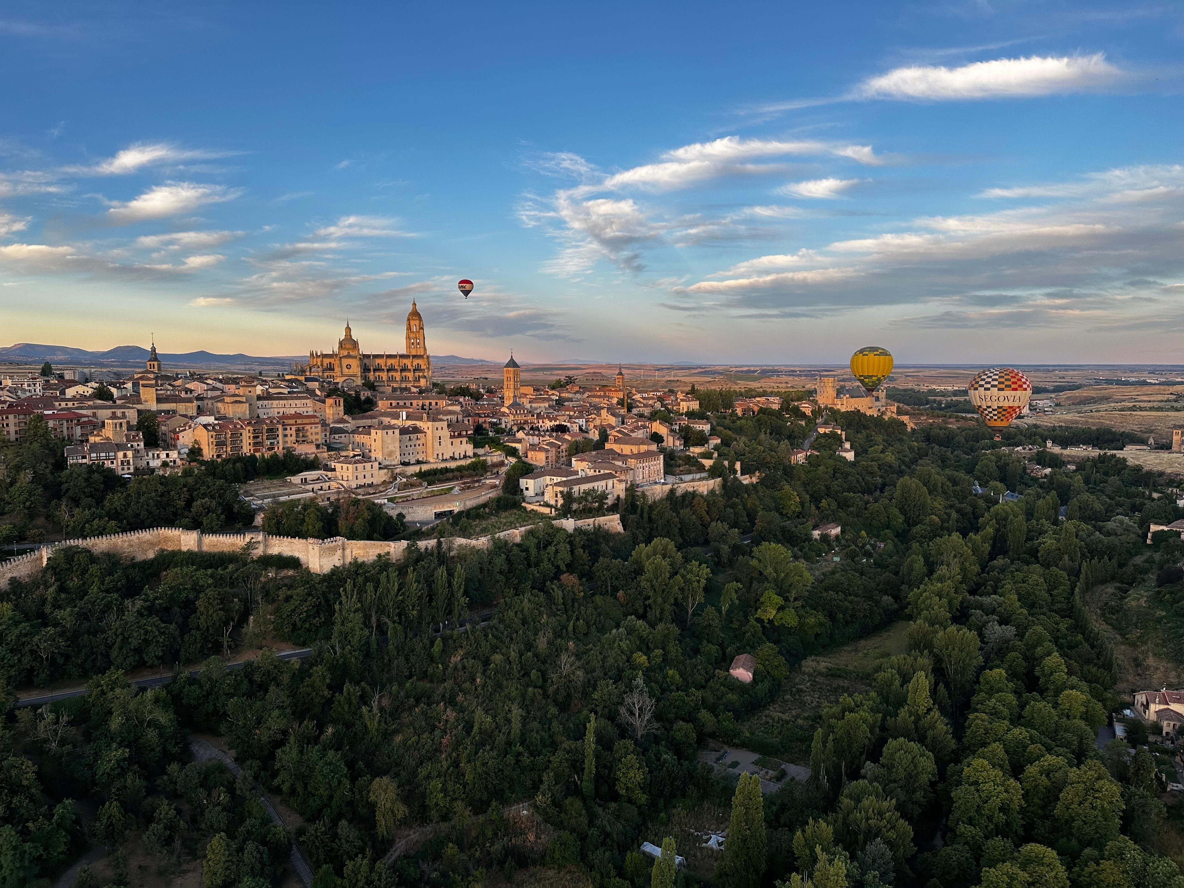 Segovia Hot Air Balloon Flight at Sunrise