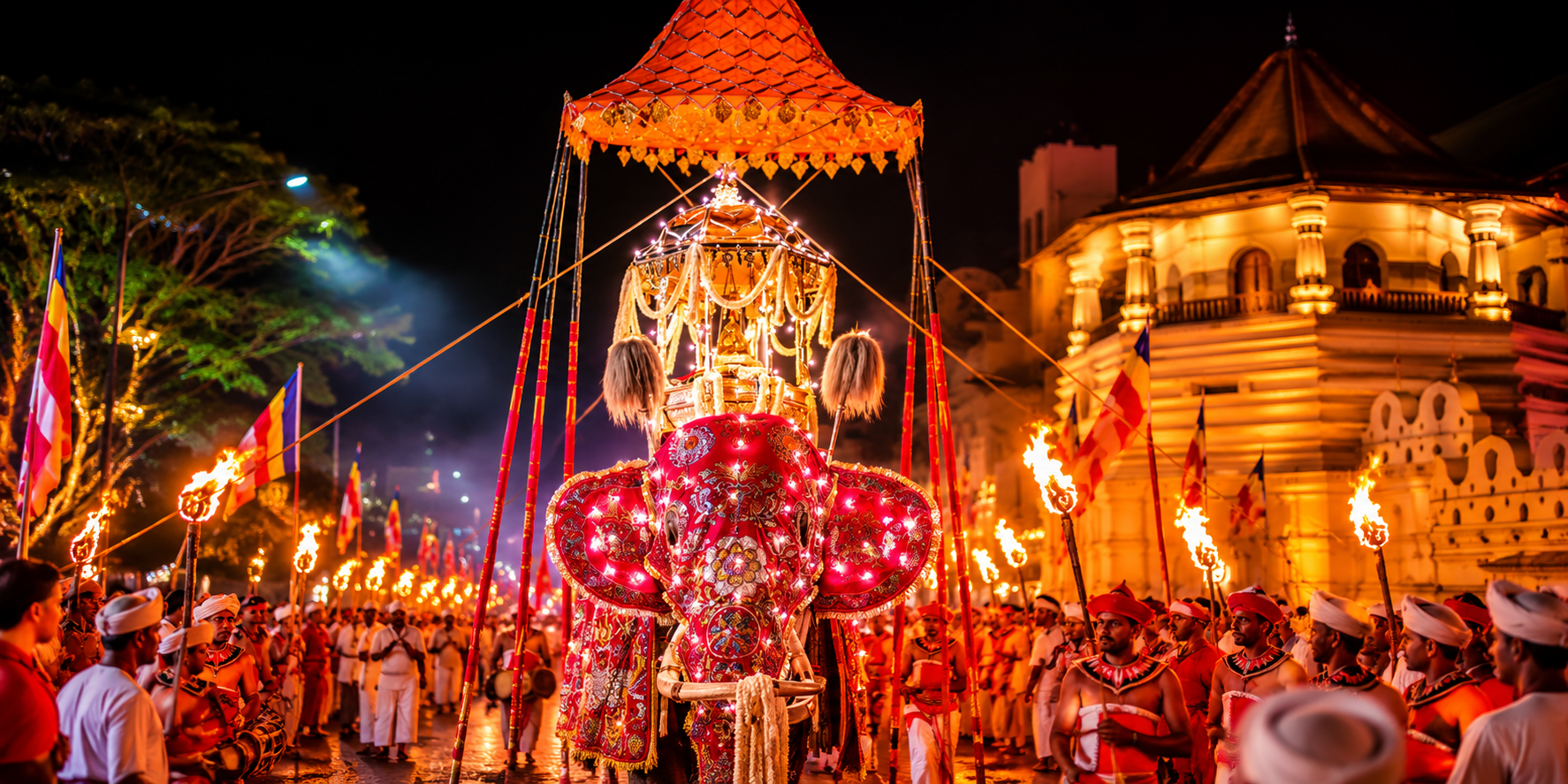 Kandy Esala Perahera VIP Experience with Refreshments