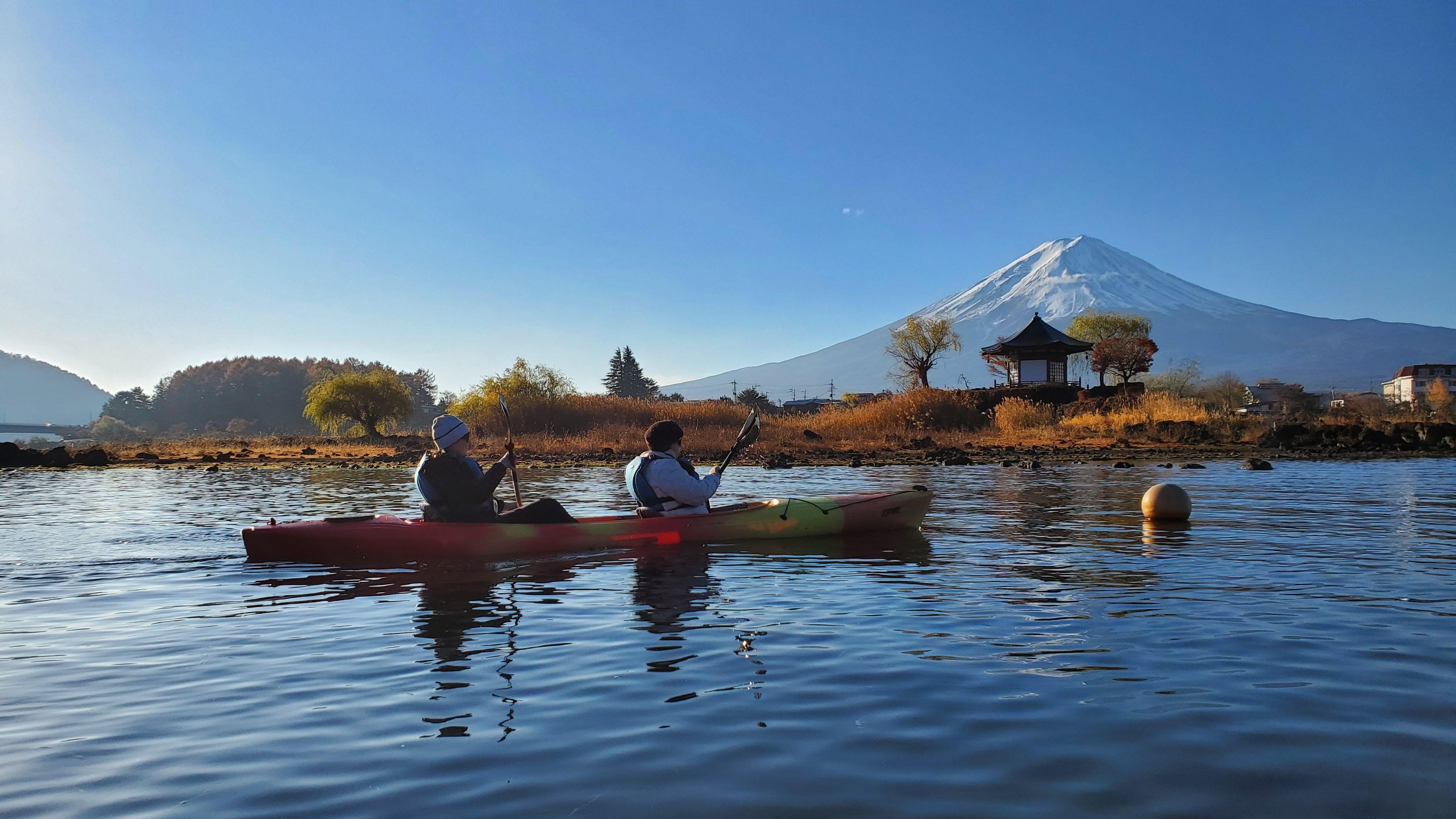 Early Morning Kayaking & Coffee on Lake Kawaguchiko
